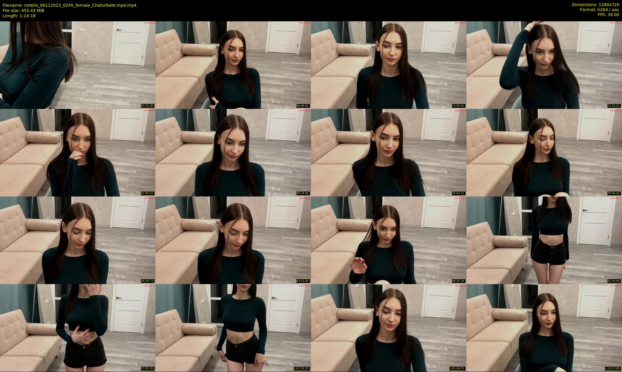 notelis — 75 minute Chaturbate female cam show recording, 720p, Nov 6, 2023