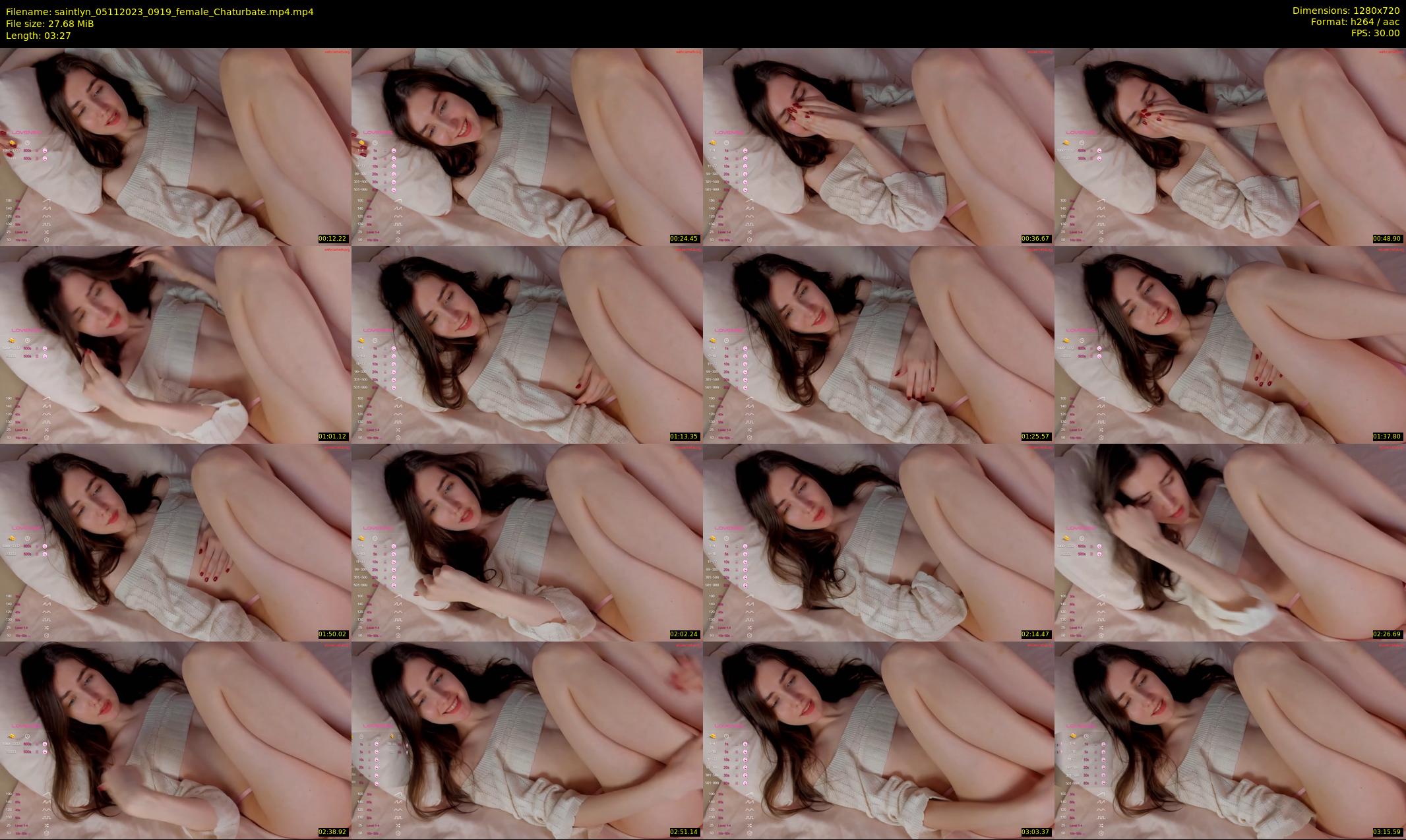 saintlyn — 4 minute Chaturbate female cam show recording, 720p, Nov 5, 2023