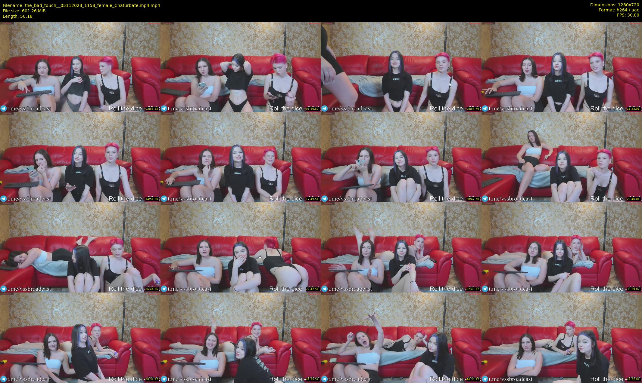 the_bad_touch_ — 51 minute Chaturbate couple cam show recording, 720p, Nov 5, 2023
