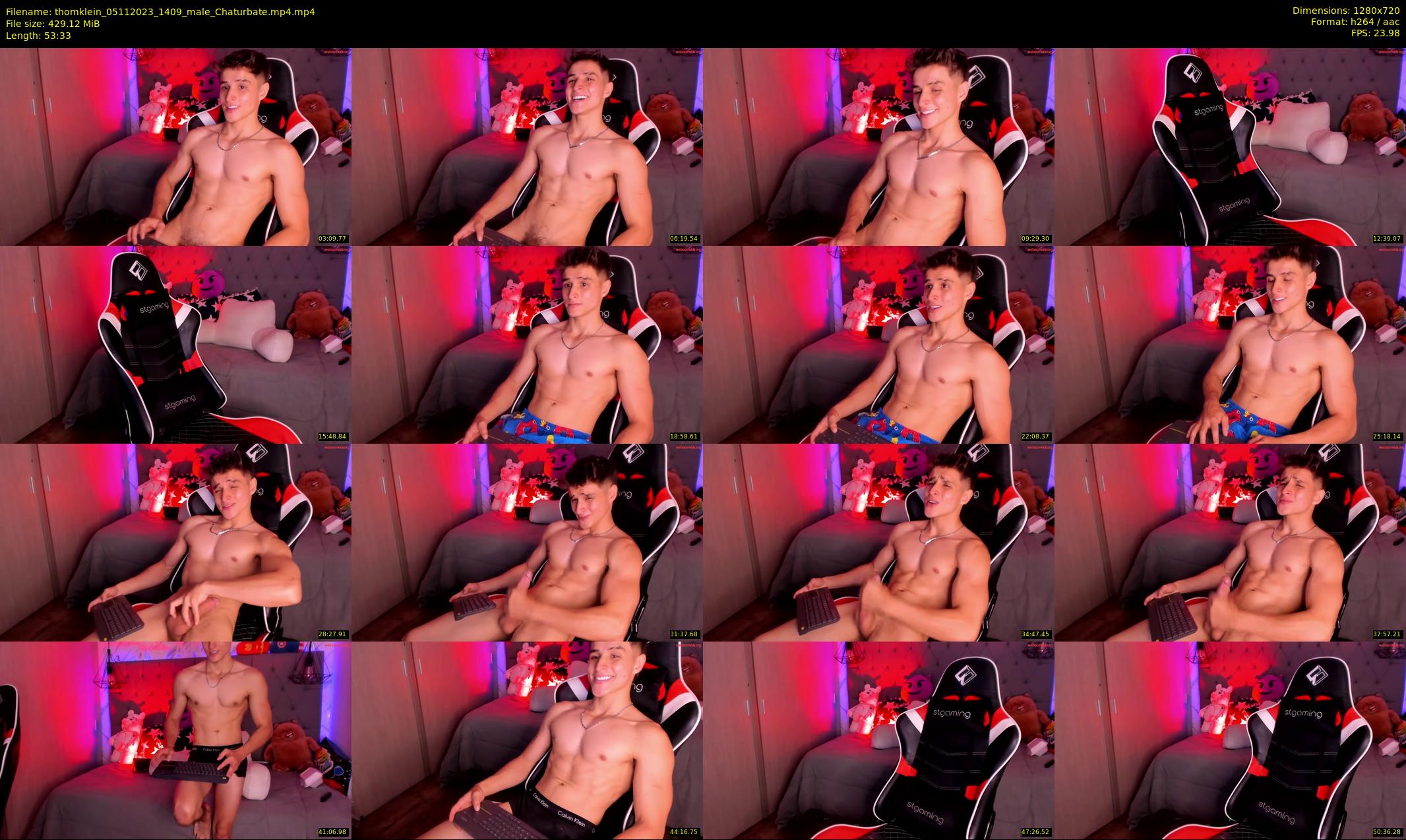 thomklein — 54 minute Chaturbate male cam show recording, 720p, Nov 5, 2023