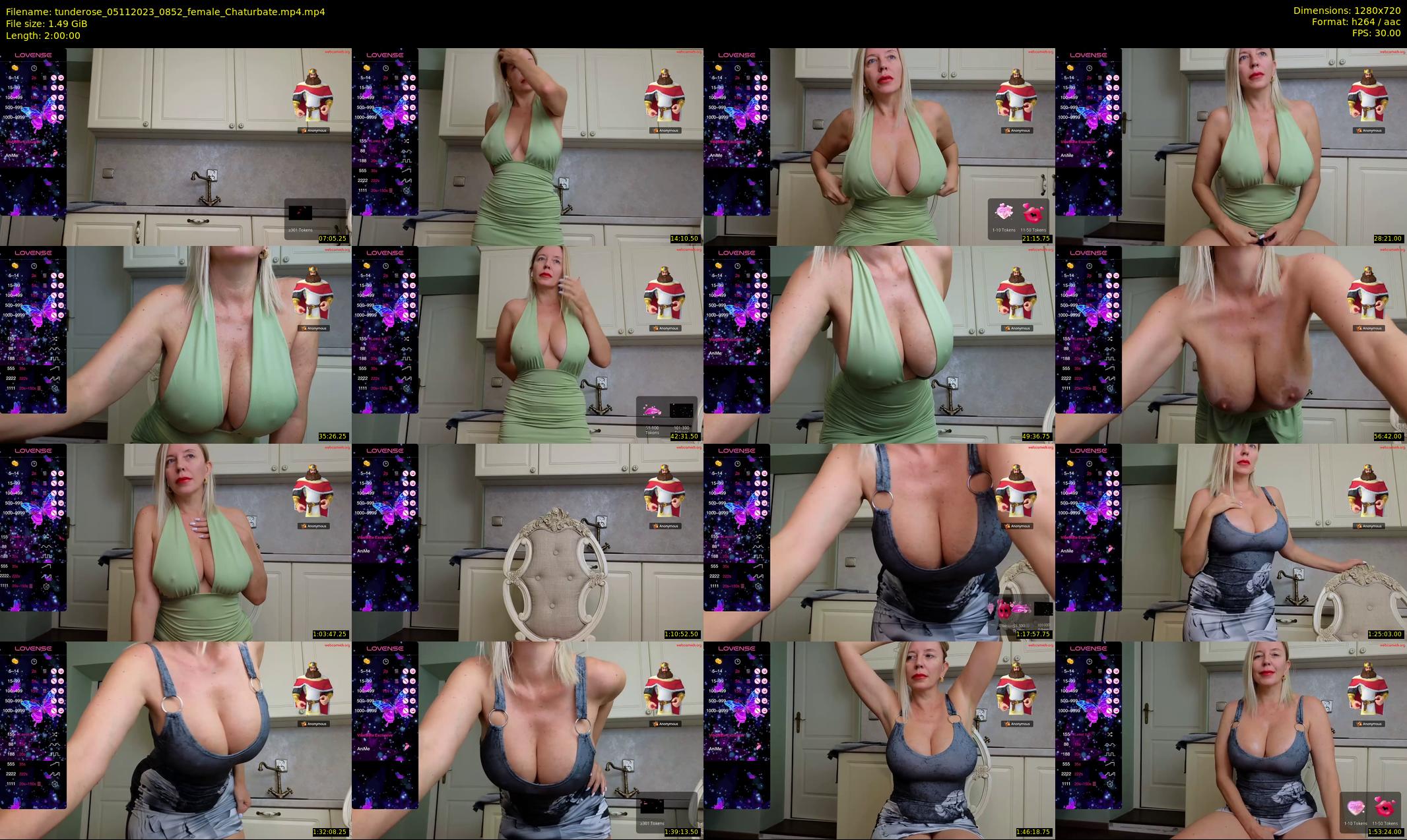 tunderose — 120 minute Chaturbate female cam show recording, 720p, Nov 5, 2023