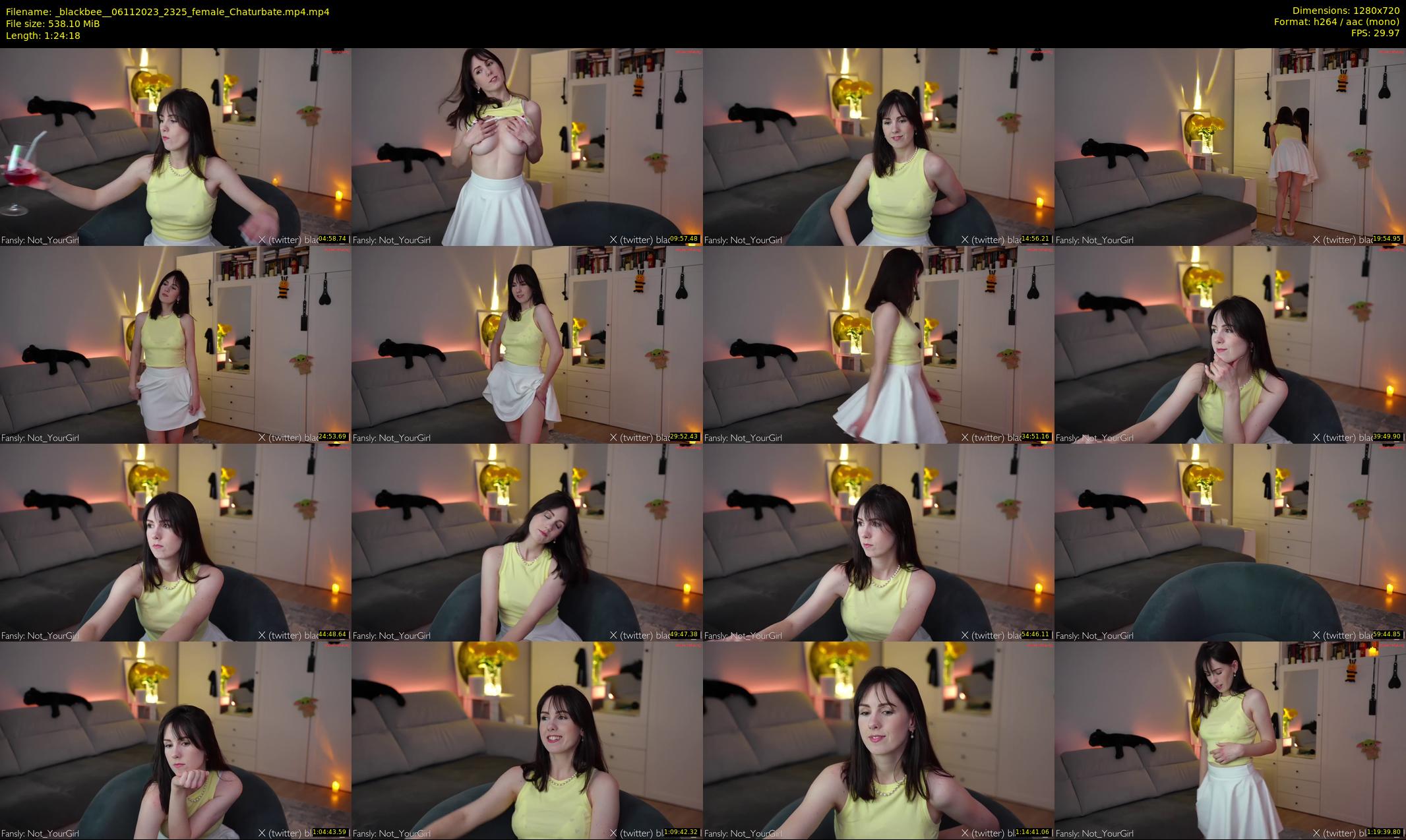 _blackbee_ — 85 minute Chaturbate female cam show recording, 720p, Nov 6, 2023