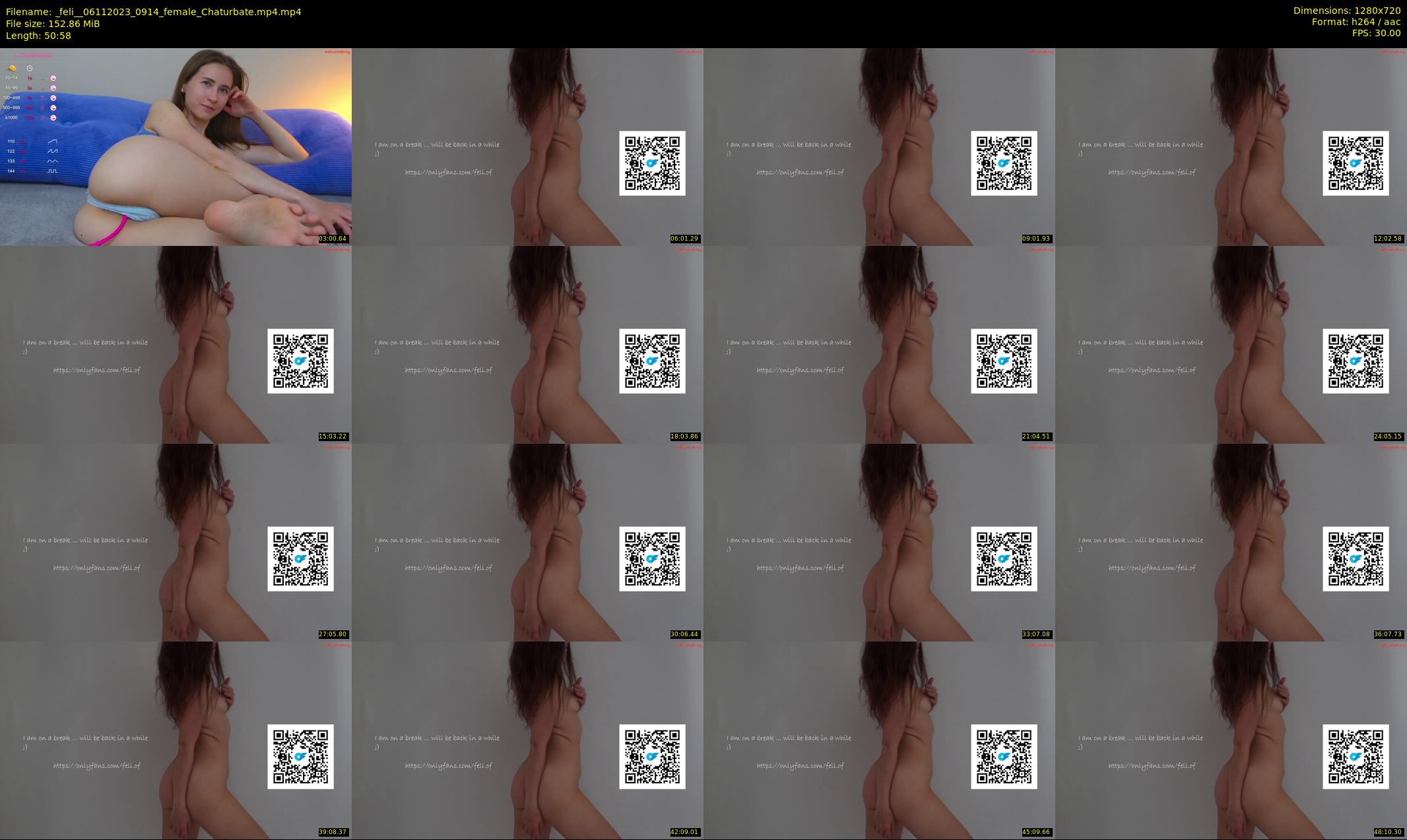 _feli_ — 51 minute Chaturbate female cam show recording, 720p, Nov 6, 2023