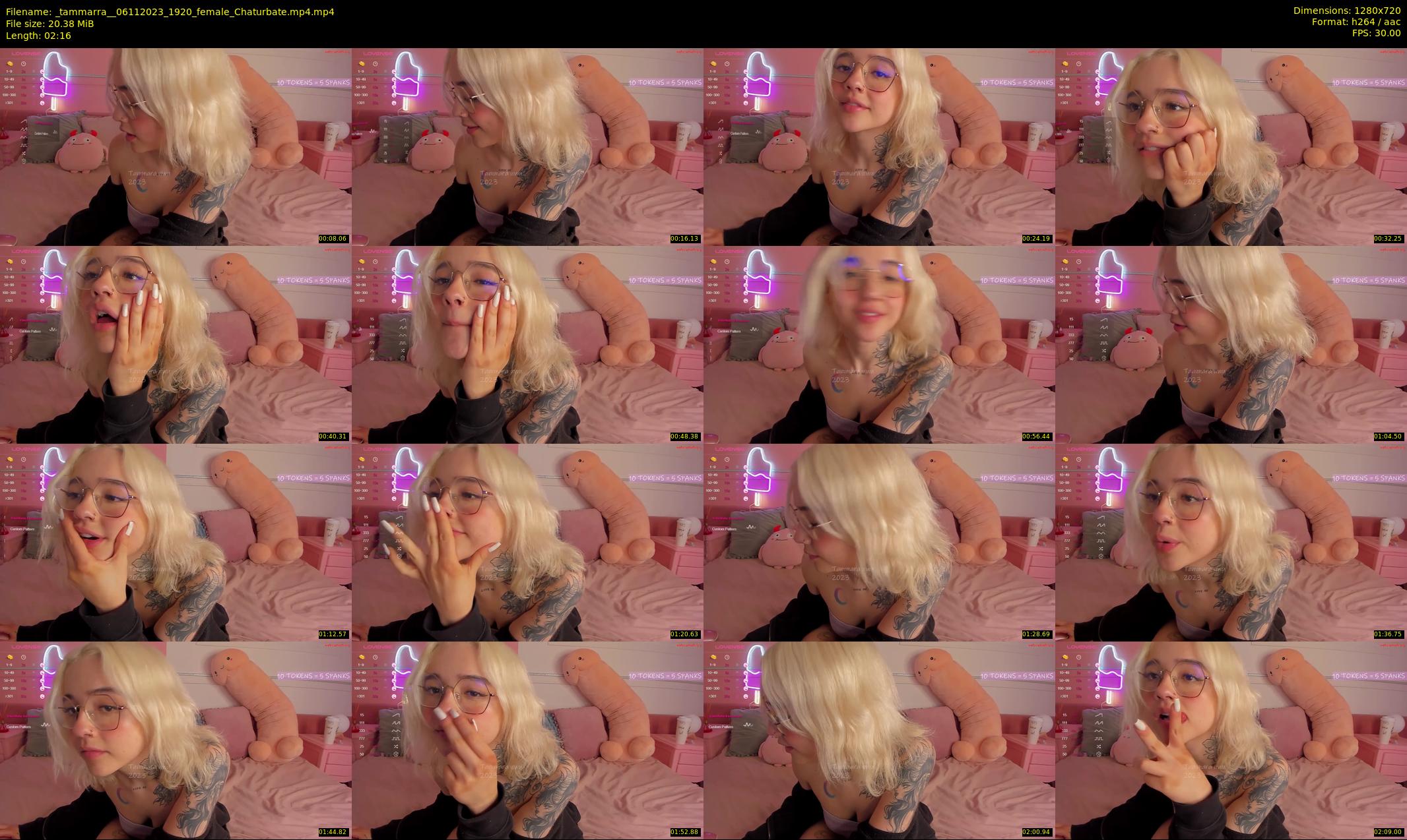 _tammarra_ — 3 minute Chaturbate female cam show recording, 720p, Nov 6, 2023
