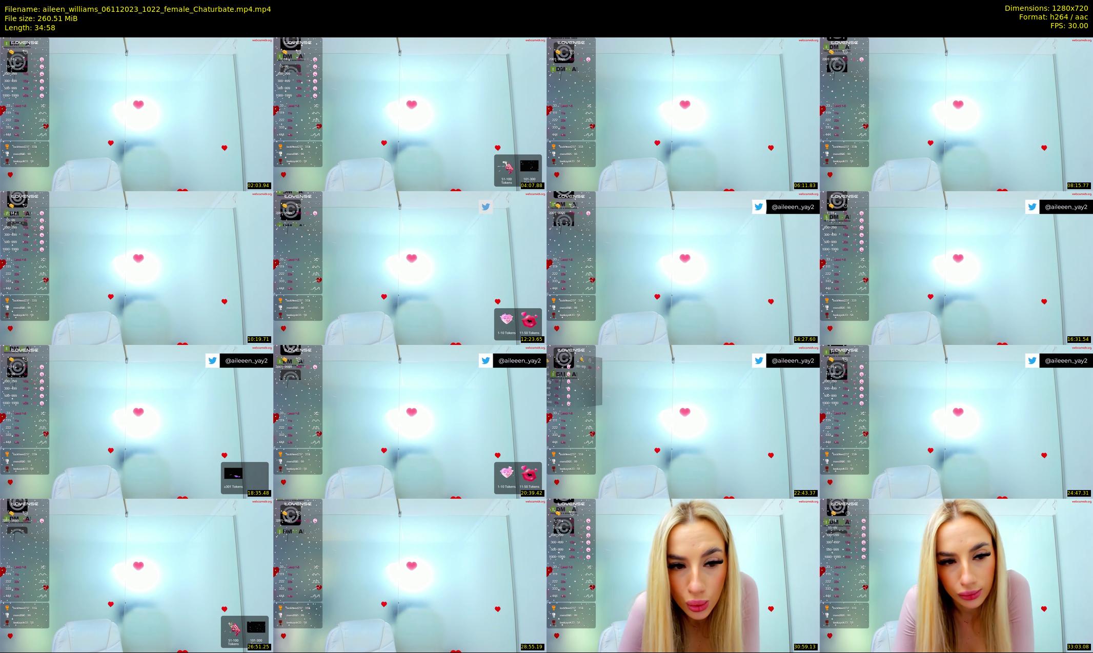 aileen_williams — 35 minute Chaturbate female cam show recording, 720p, Nov 6, 2023