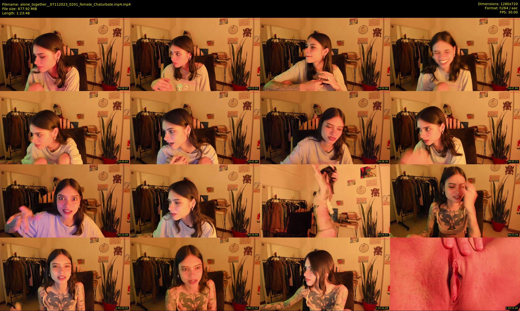 alone_together_ — 84 minute Chaturbate female cam show recording, 720p, Nov 7, 2023