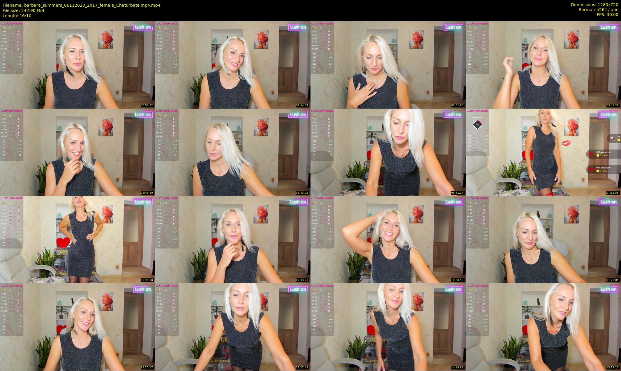 barbara_summers — 17 minute Chaturbate female cam show recording, 720p, Nov 6, 2023