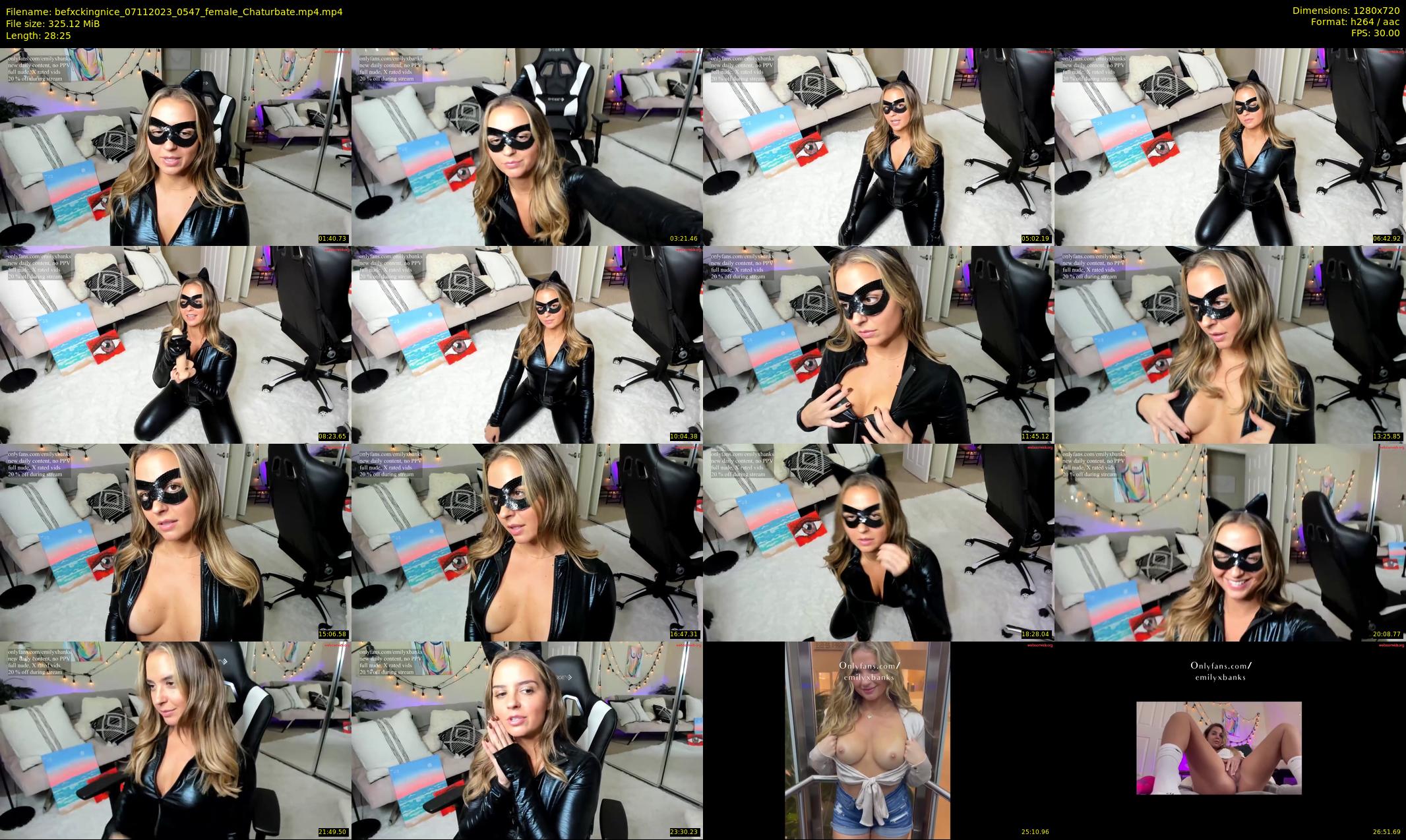 befxckingnice — 29 minute Chaturbate female cam show recording, 720p, Nov 7, 2023