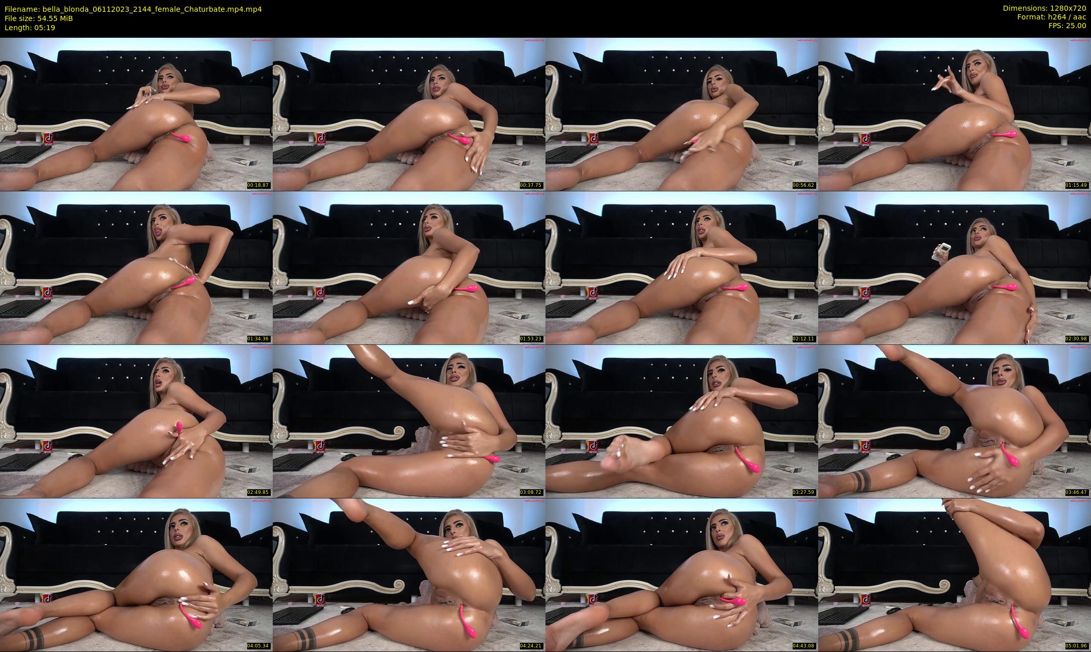 bella_blonda — 6 minute Chaturbate female cam show recording, 720p, Nov 6, 2023
