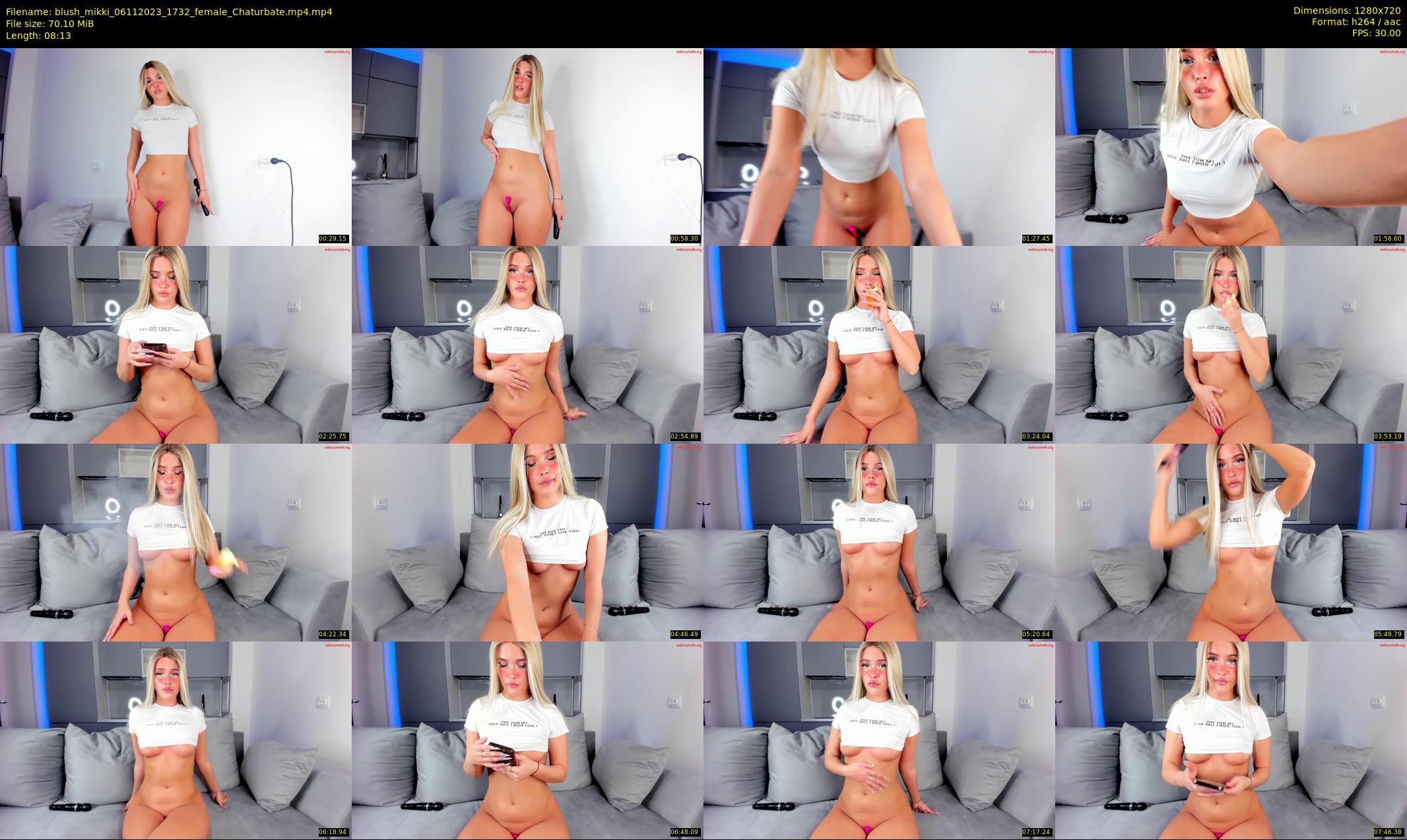 blush_mikki — 9 minute Chaturbate female cam show recording, 720p, Nov 6, 2023