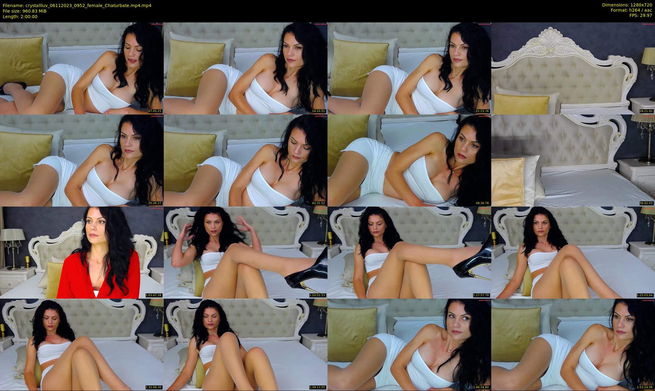 crystallluv — 120 minute Chaturbate female cam show recording, 720p, Nov 6, 2023