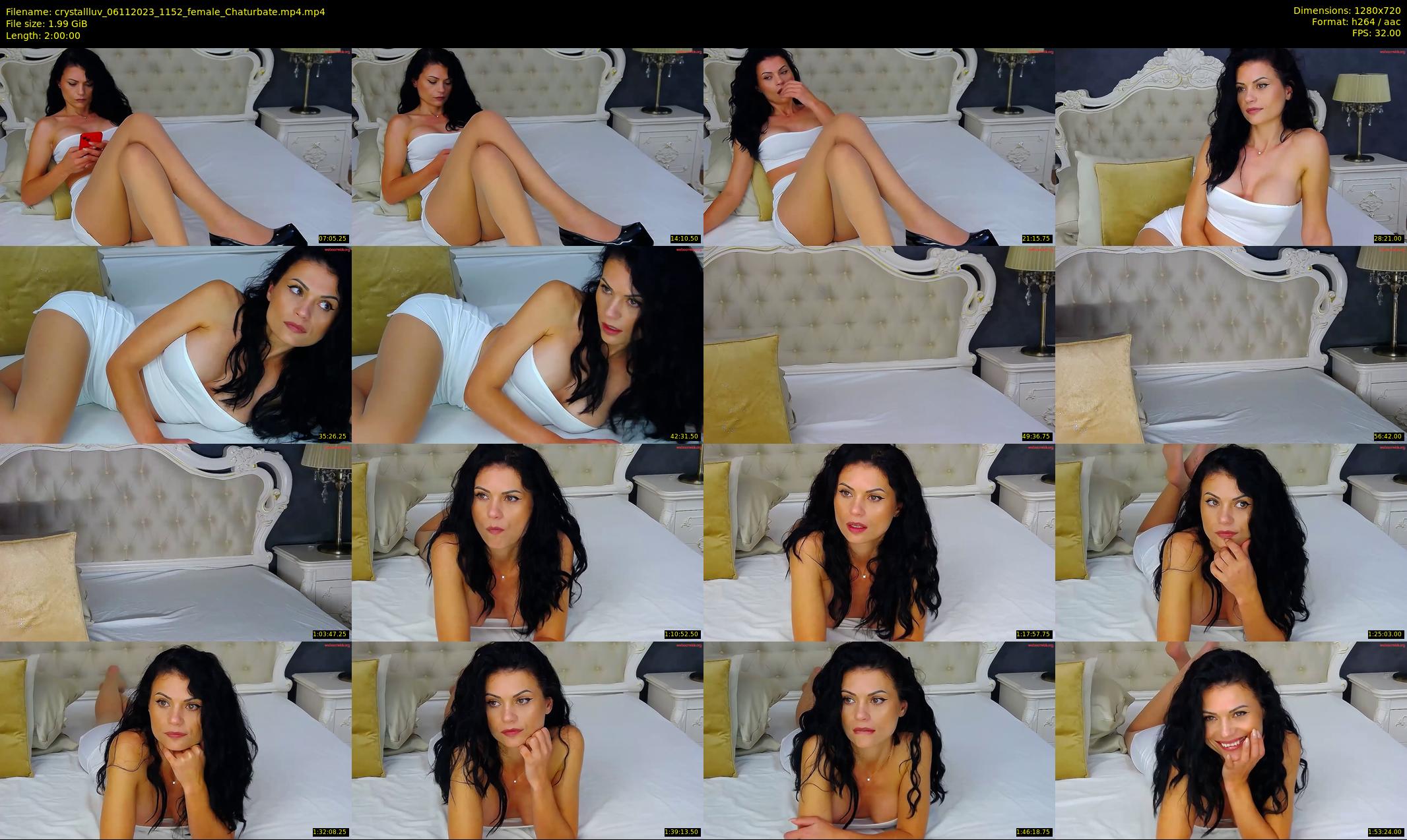crystallluv — 120 minute Chaturbate female cam show recording, 720p, Nov 6, 2023