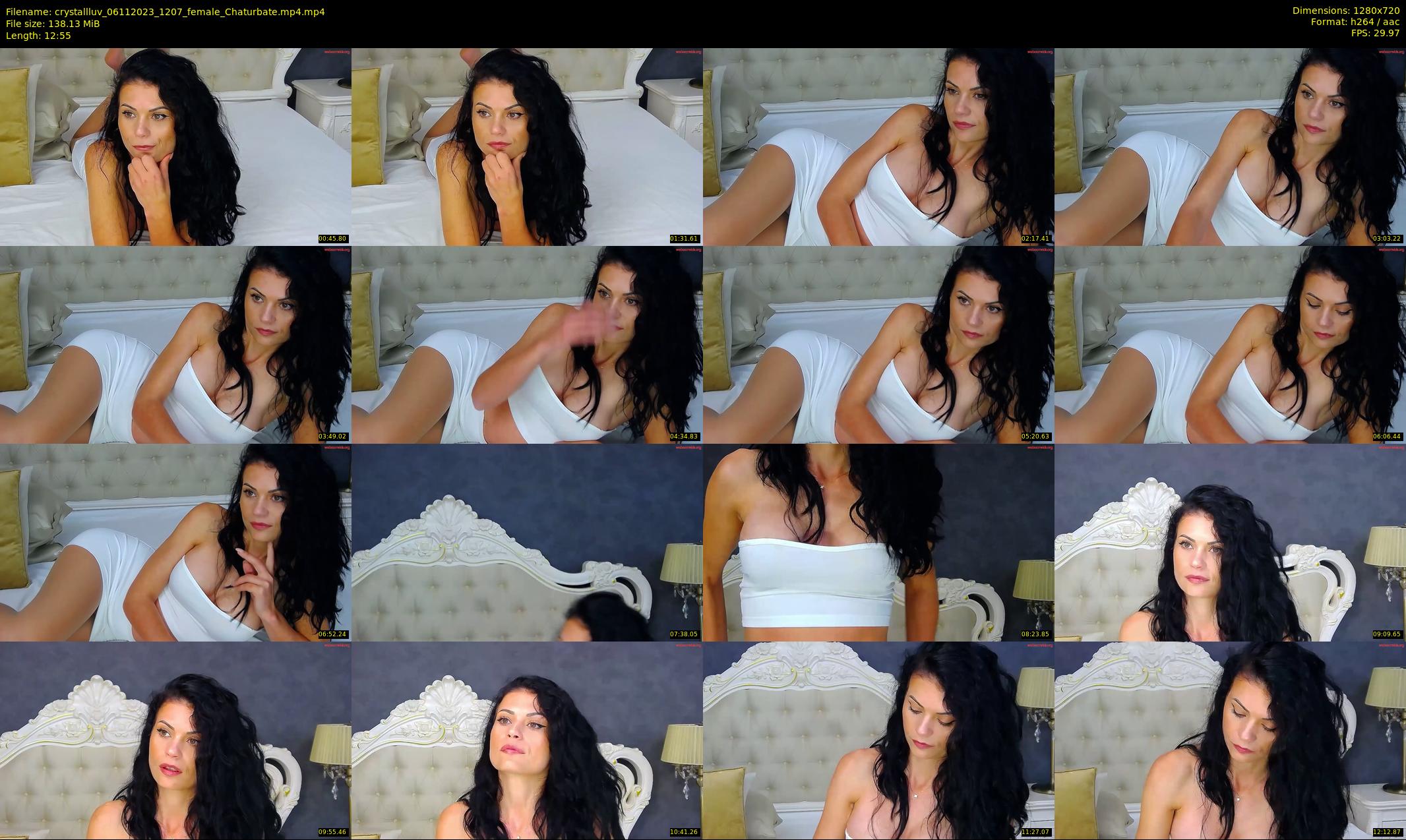 crystallluv — 13 minute Chaturbate female cam show recording, 720p, Nov 6, 2023