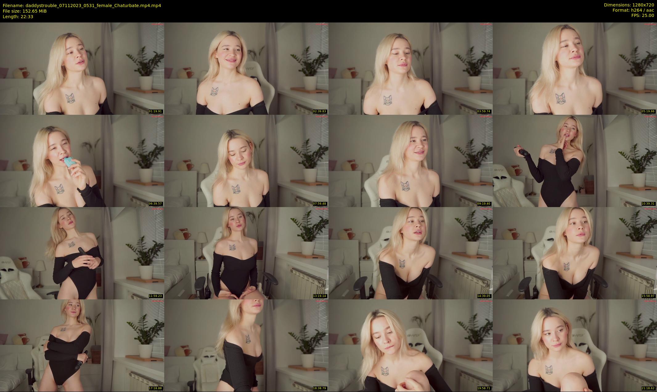 daddystrouble — 23 minute Chaturbate female cam show recording, 720p, Nov 7, 2023