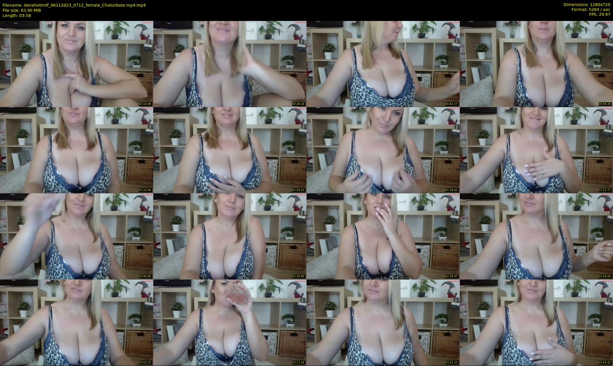 danahotmilf — 4 minute Chaturbate female cam show recording, 720p, Nov 6, 2023