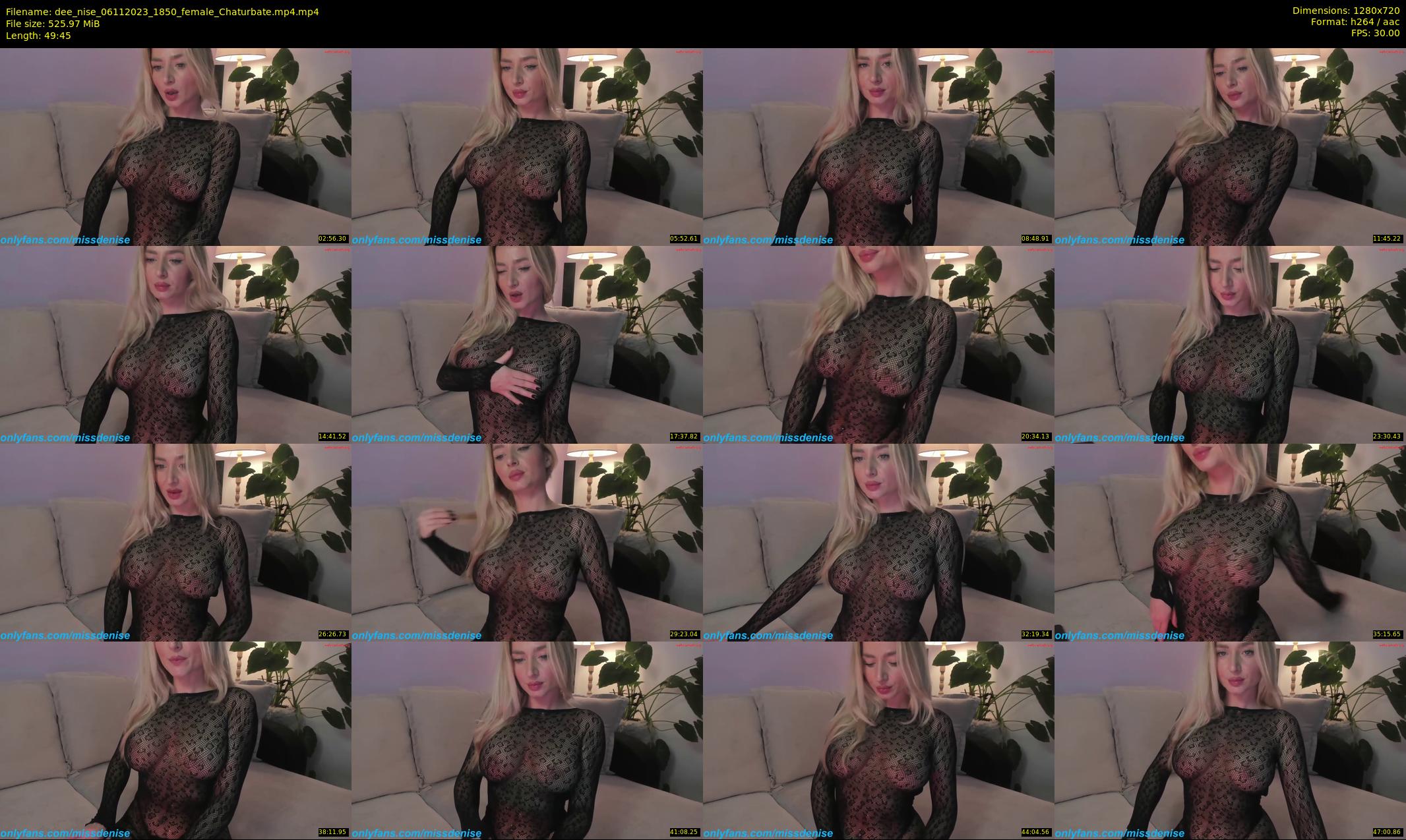 dee_nise — 50 minute Chaturbate female cam show recording, 720p, Nov 6, 2023