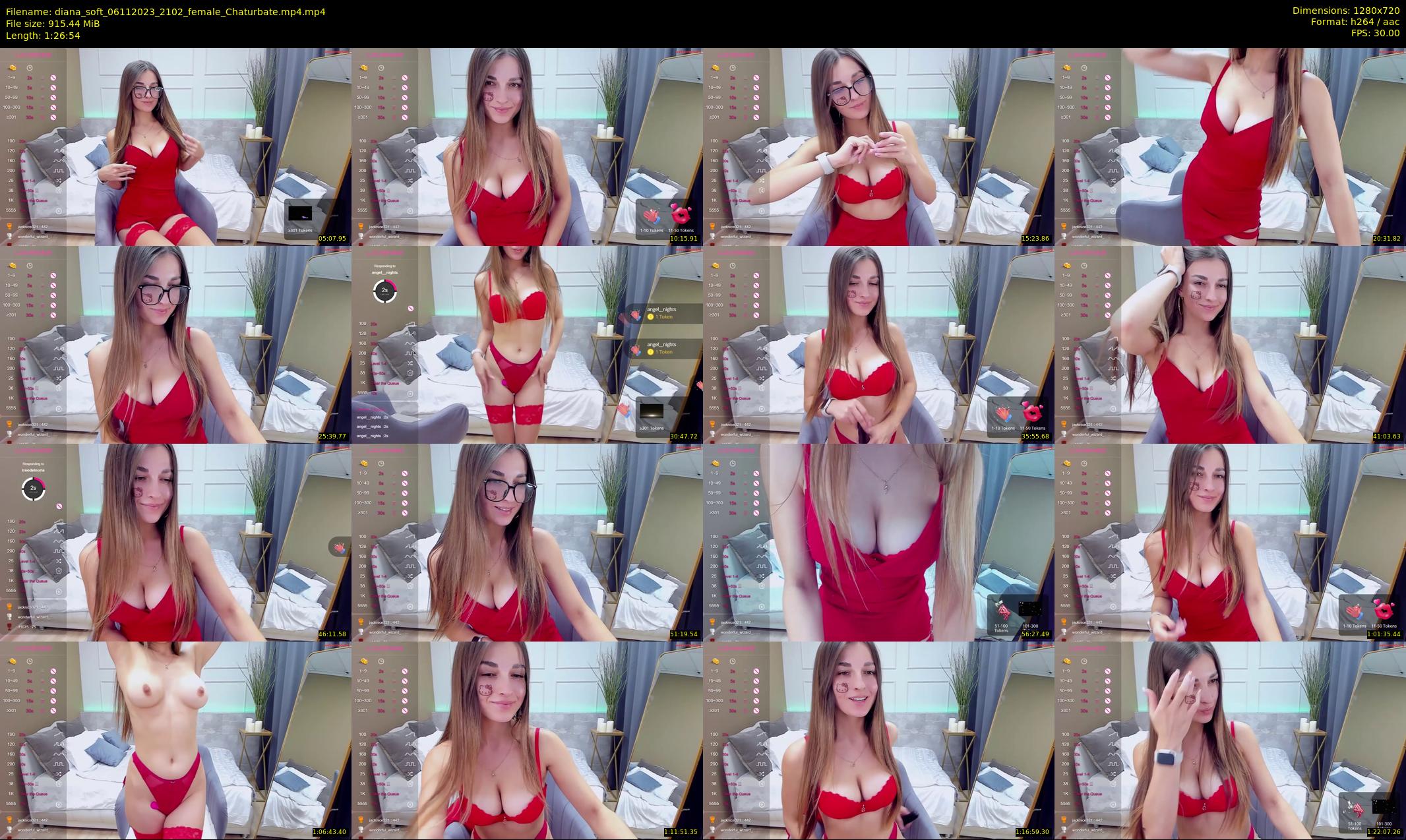 diana_soft — 87 minute Chaturbate female cam show recording, 720p, Nov 6, 2023