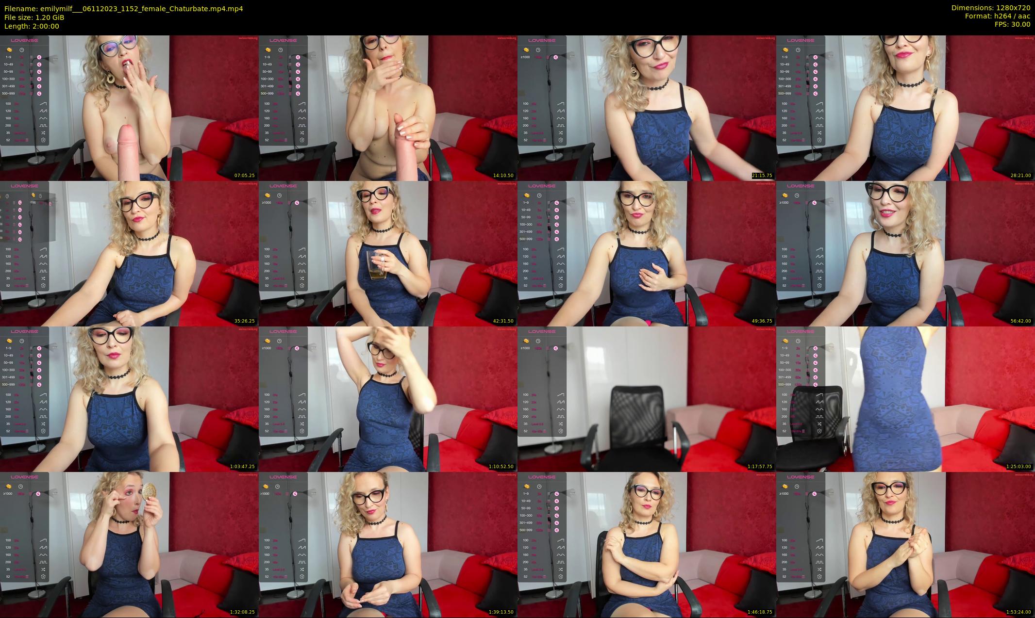 emilymilf__ — 120 minute Chaturbate female cam show recording, 720p, Nov 6, 2023