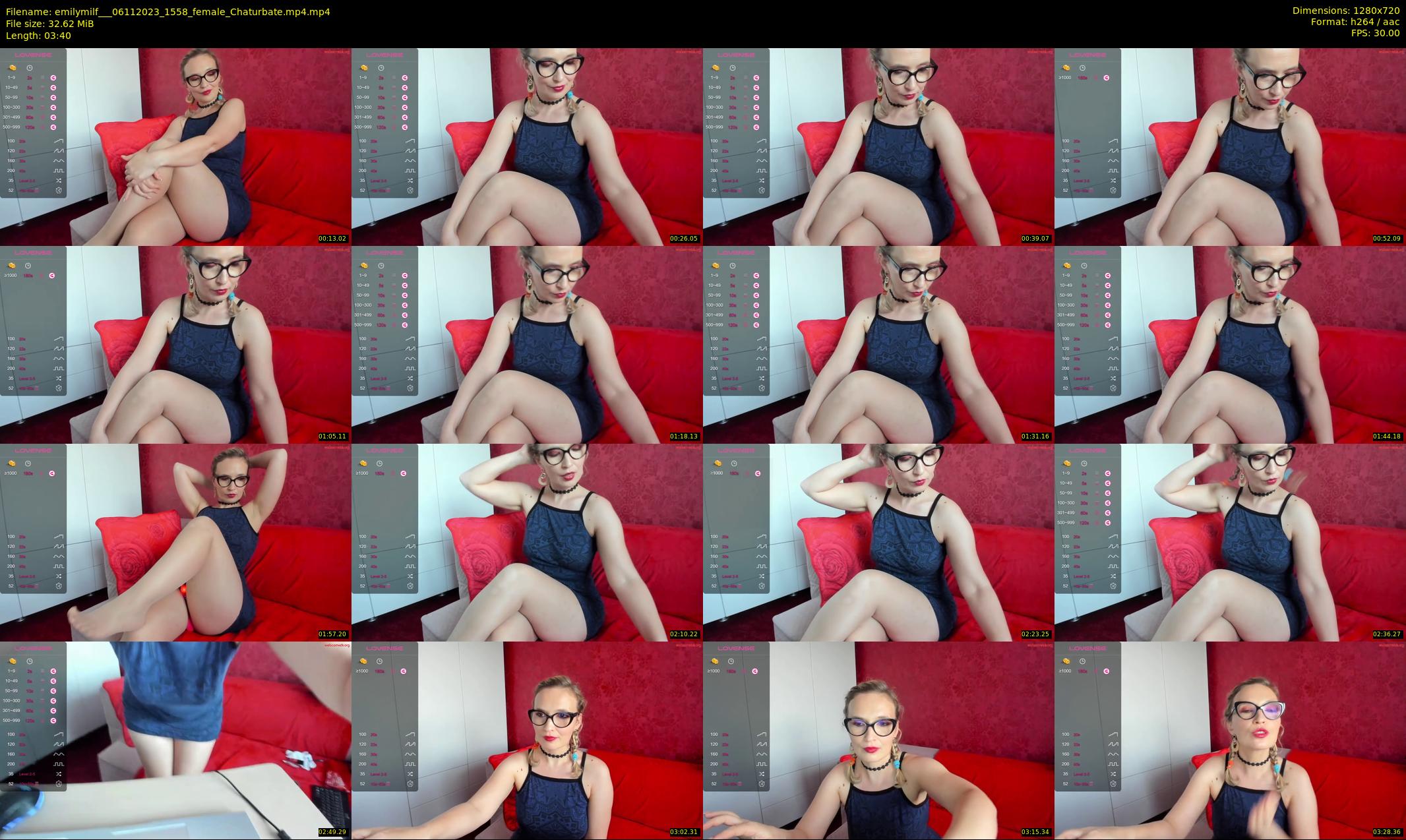 emilymilf__ — 4 minute Chaturbate female cam show recording, 720p, Nov 6, 2023