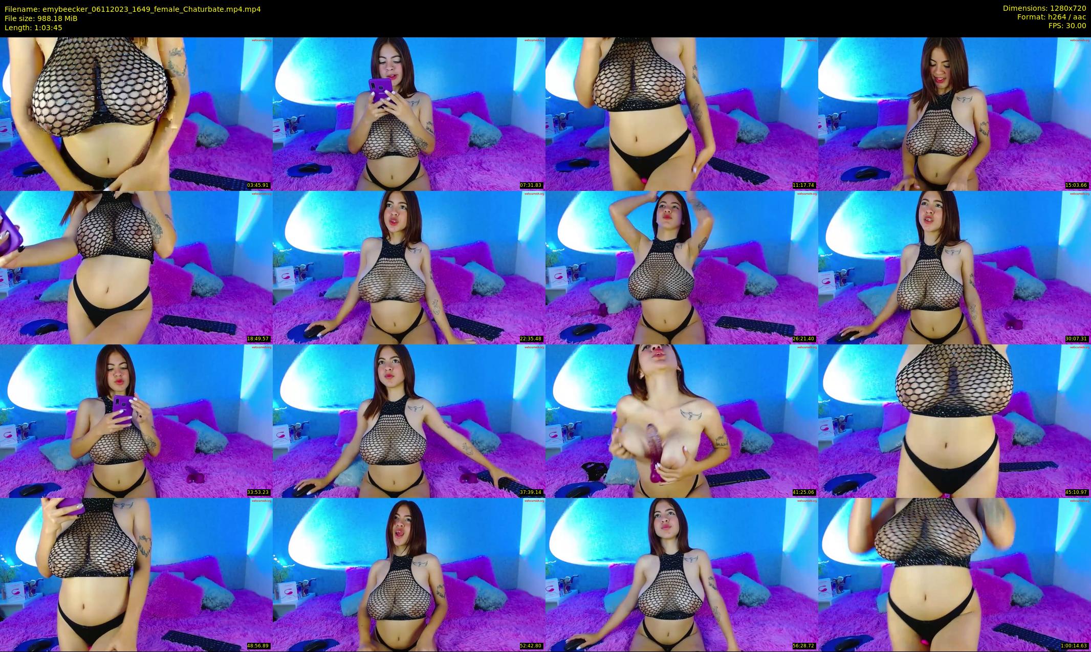 emybeecker — 64 minute Chaturbate female cam show recording, 720p, Nov 6, 2023