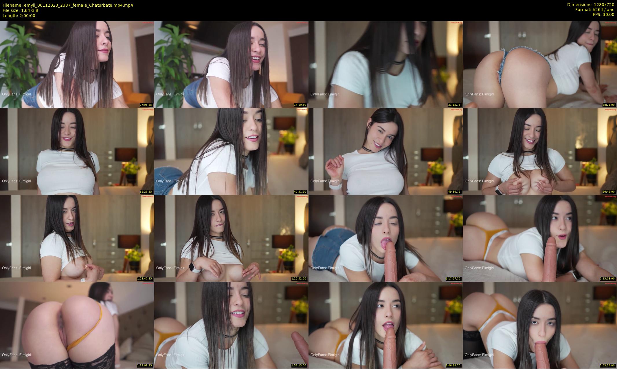 emyii — 120 minute Chaturbate female cam show recording, 720p, Nov 6, 2023