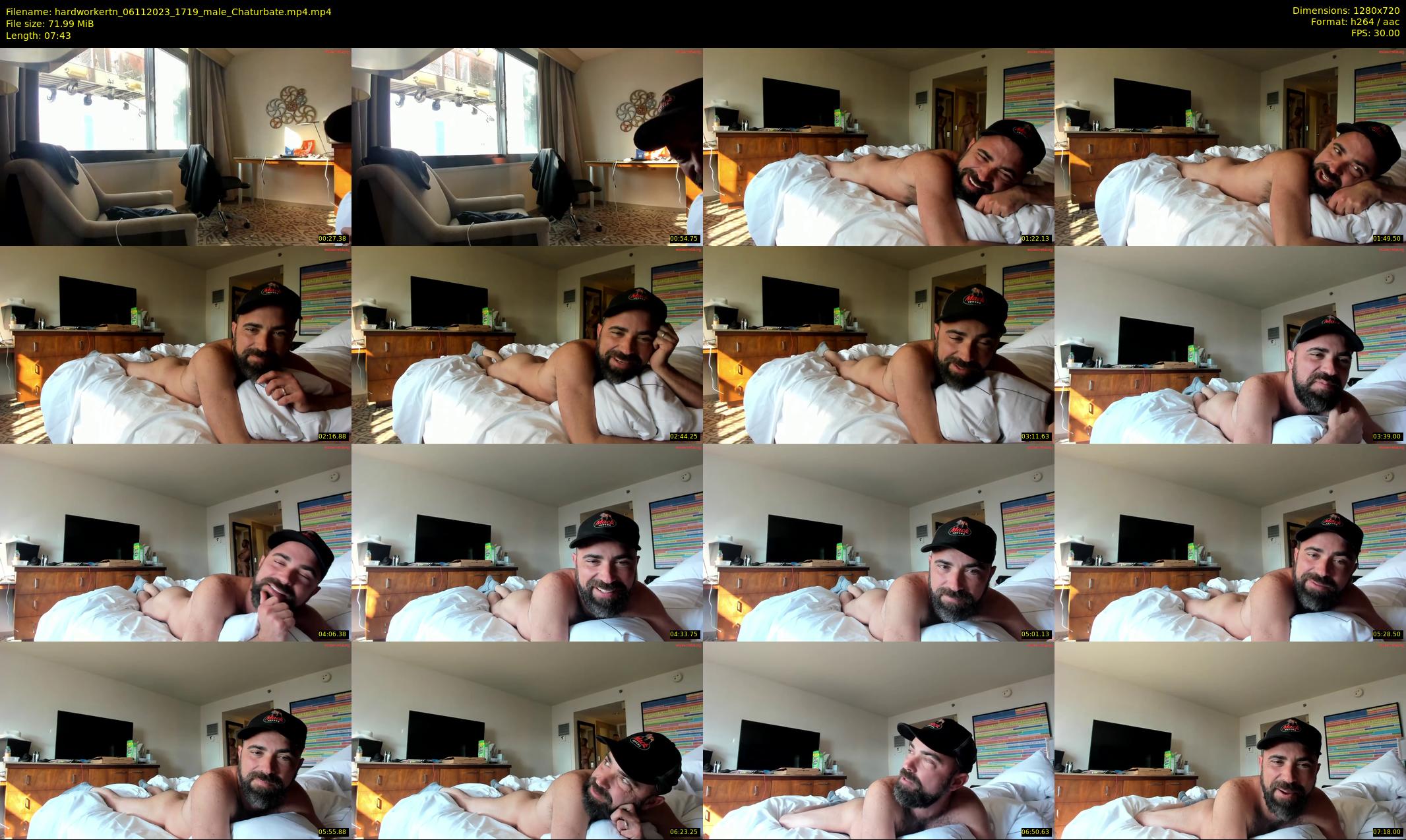 hardworkertn — 8 minute Chaturbate male cam show recording, 720p, Nov 6, 2023
