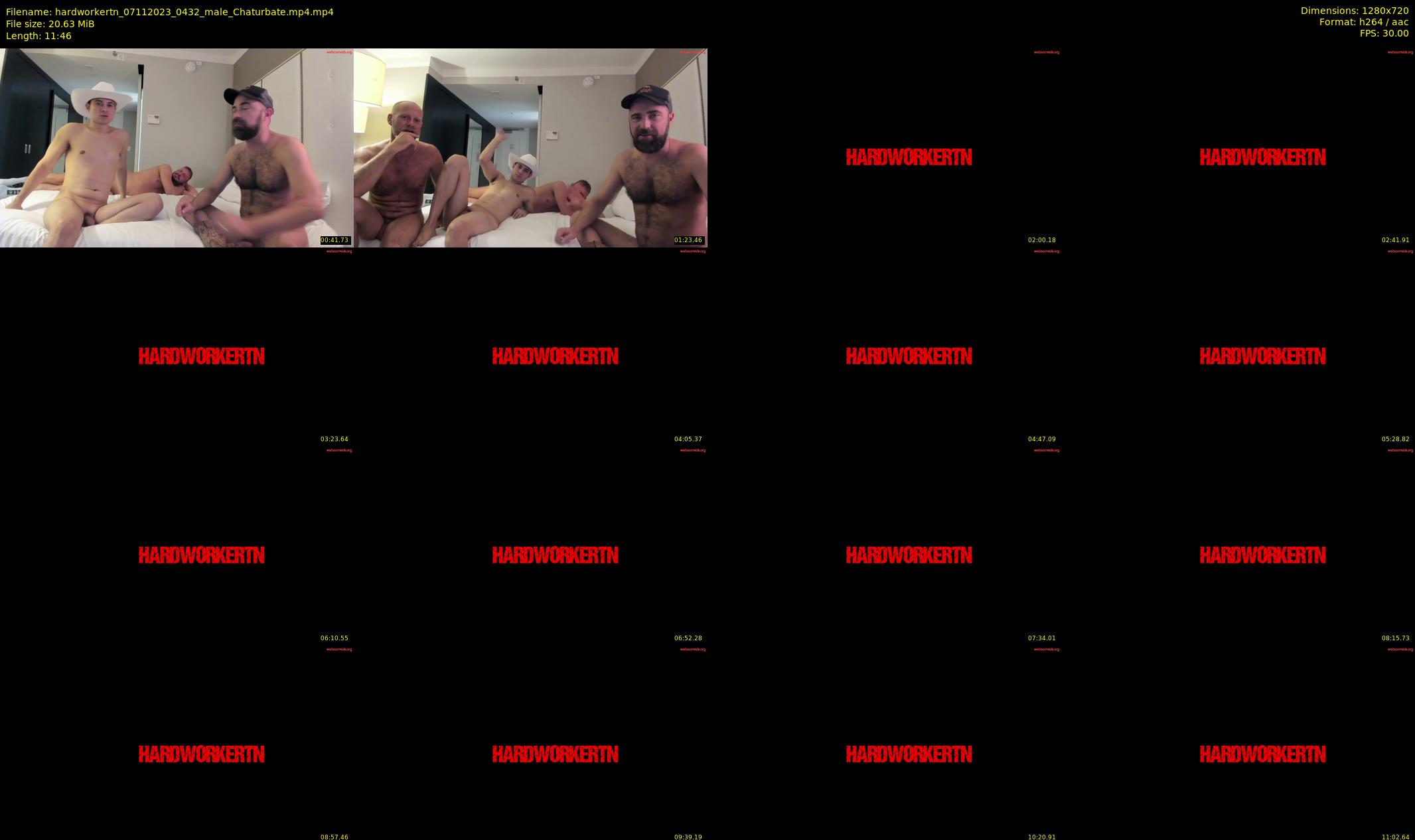 hardworkertn — 12 minute Chaturbate male cam show recording, 720p, Nov 7, 2023