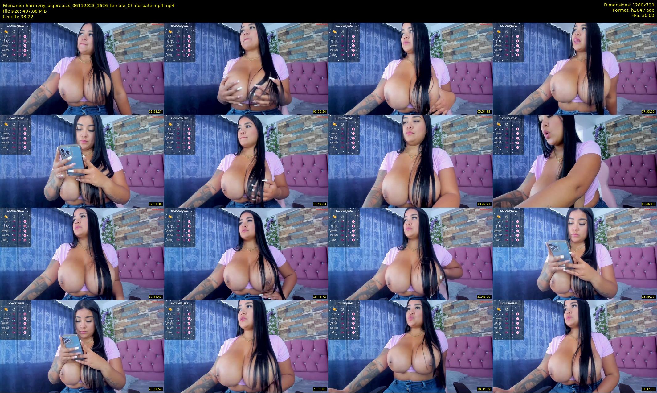 harmony_bigbreasts — 34 minute Chaturbate female cam show recording, 720p, Nov 6, 2023