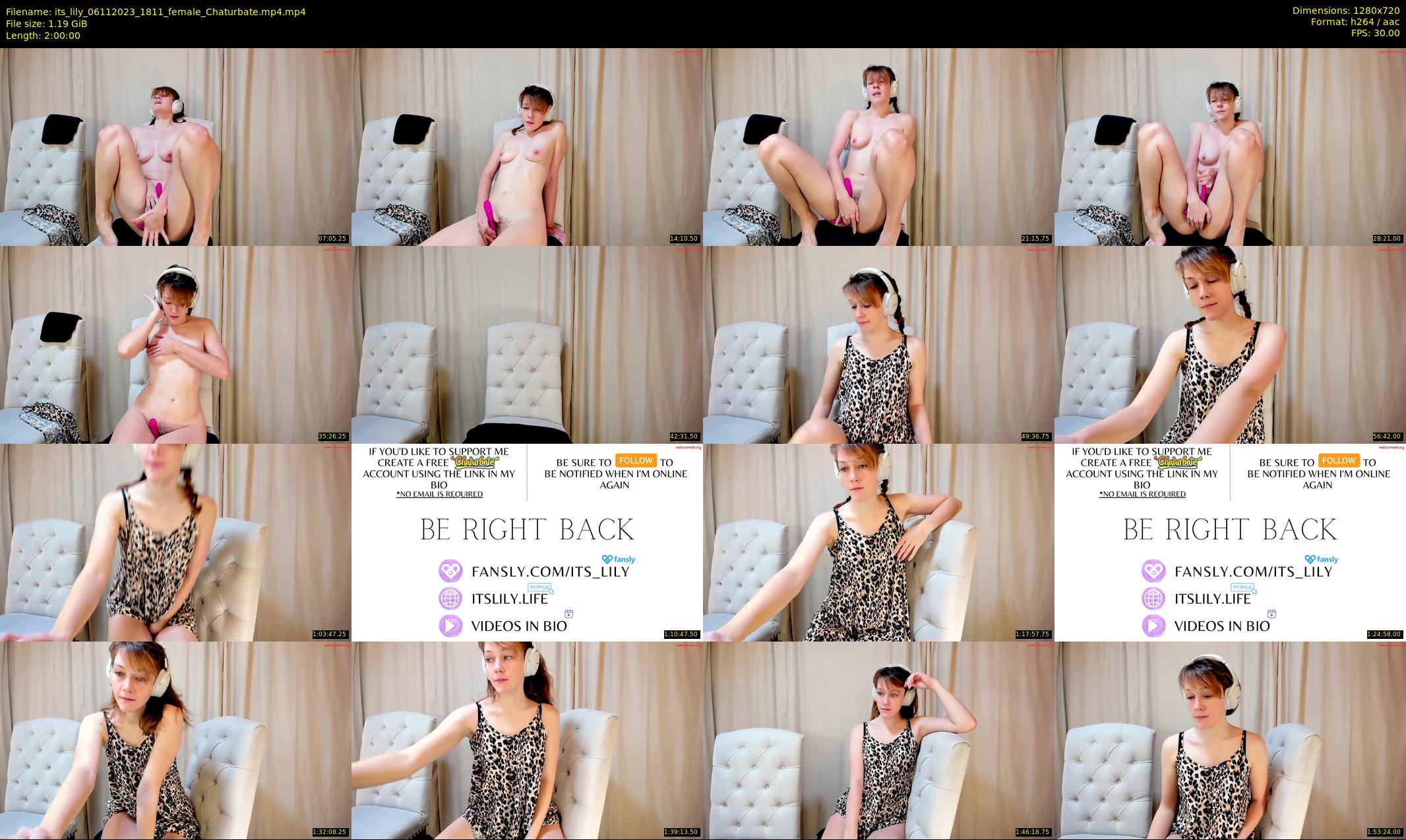 its_lily — 120 minute Chaturbate female cam show recording, 720p, Nov 6, 2023