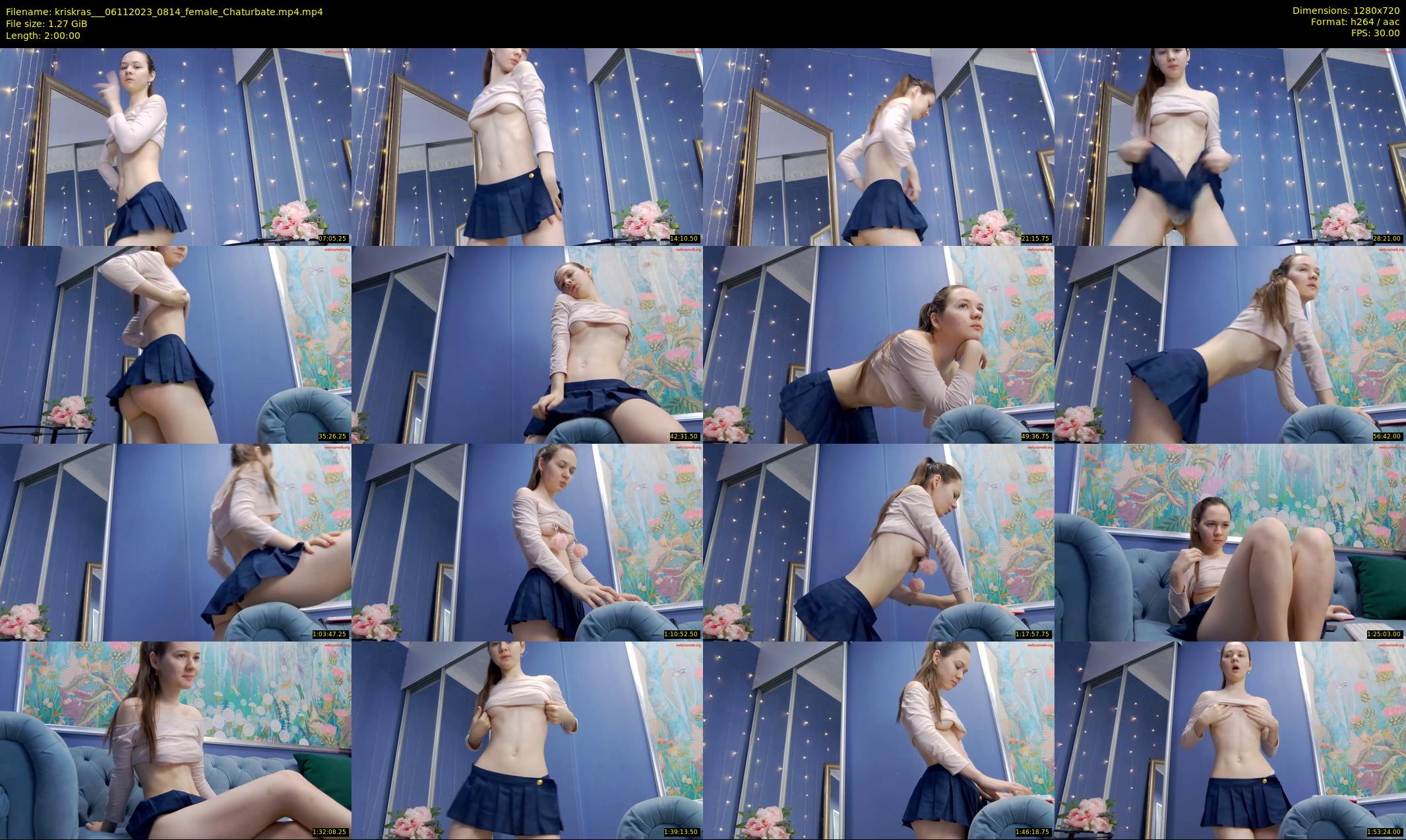 kriskras__ — 120 minute Chaturbate female cam show recording, 720p, Nov 6, 2023