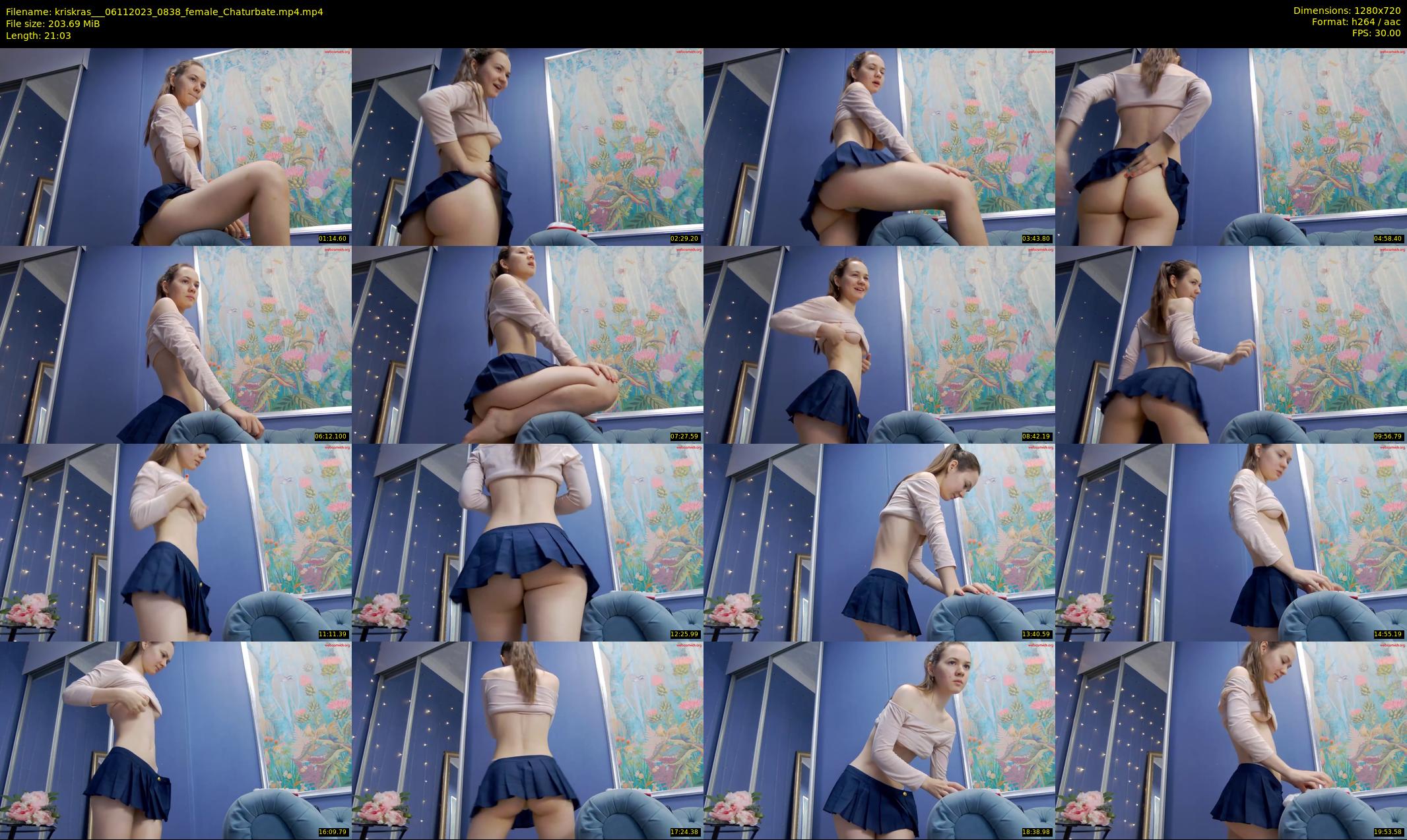 kriskras__ — 22 minute Chaturbate female cam show recording, 720p, Nov 6, 2023