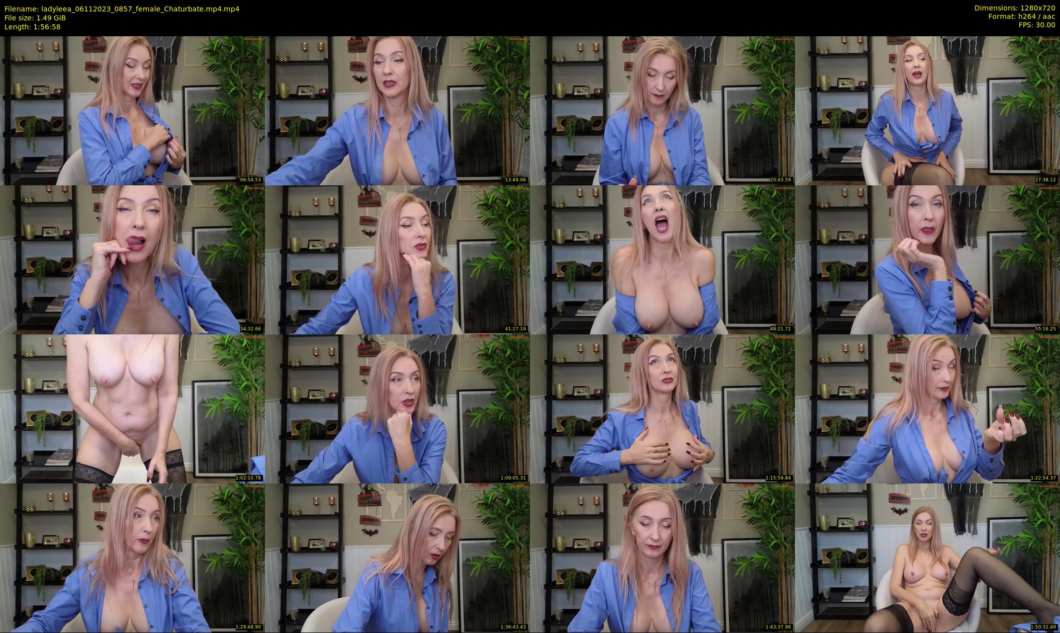 ladyleea — 117 minute Chaturbate female cam show recording, 720p, Nov 6, 2023