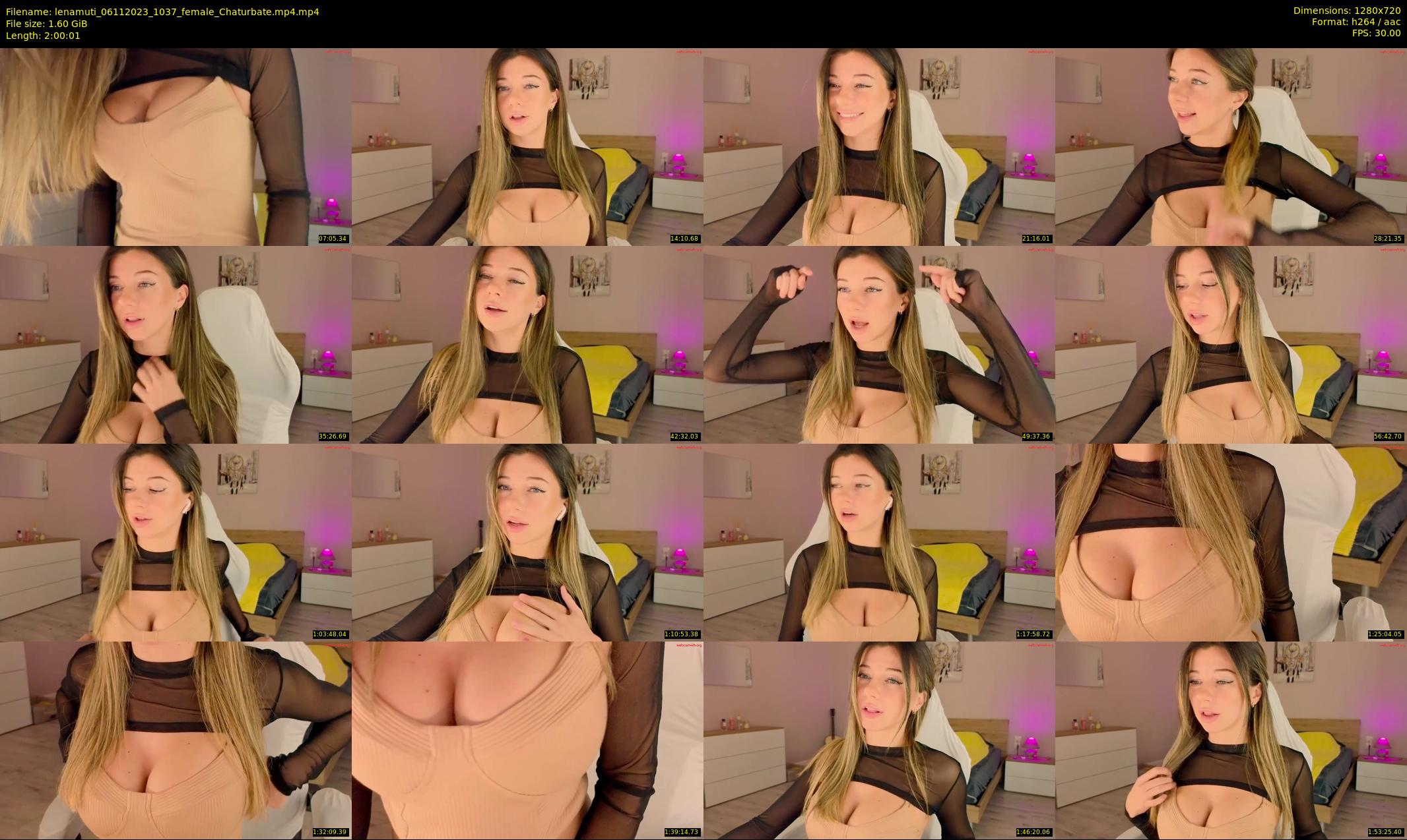 lenamuti — 121 minute Chaturbate female cam show recording, 720p, Nov 6, 2023