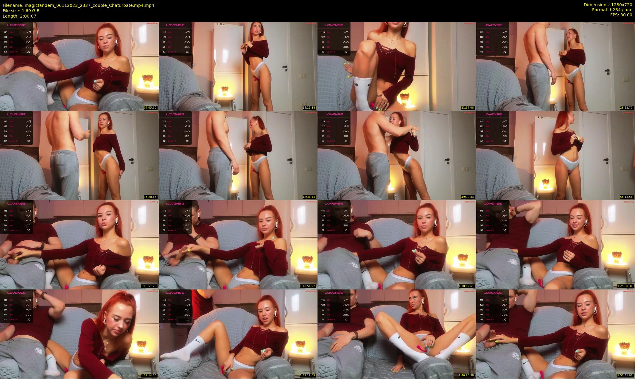 magictandem — 121 minute Chaturbate couple cam show recording, 720p, Nov 6, 2023