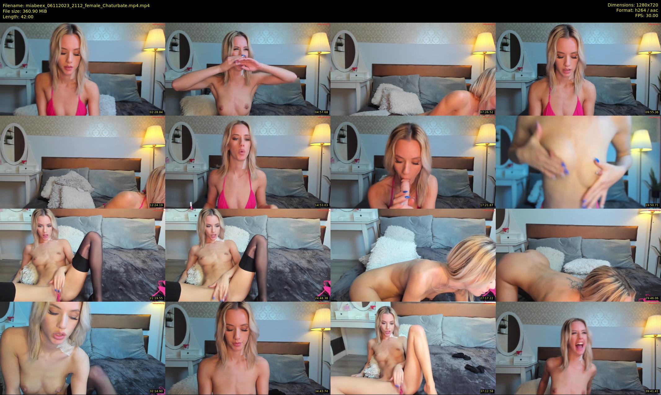 miabeex — 42 minute Chaturbate female cam show recording, 720p, Nov 6, 2023