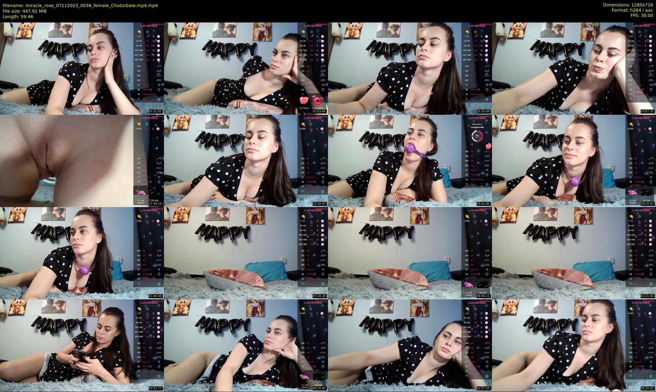 miracle_rose — 60 minute Chaturbate female cam show recording, 720p, Nov 7, 2023