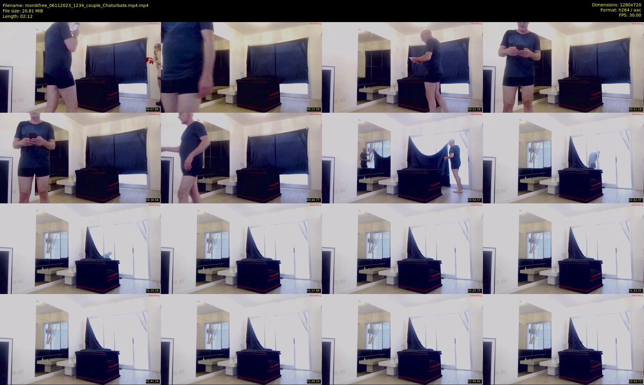 monikfree — 3 minute Chaturbate couple cam show recording, 720p, Nov 6, 2023