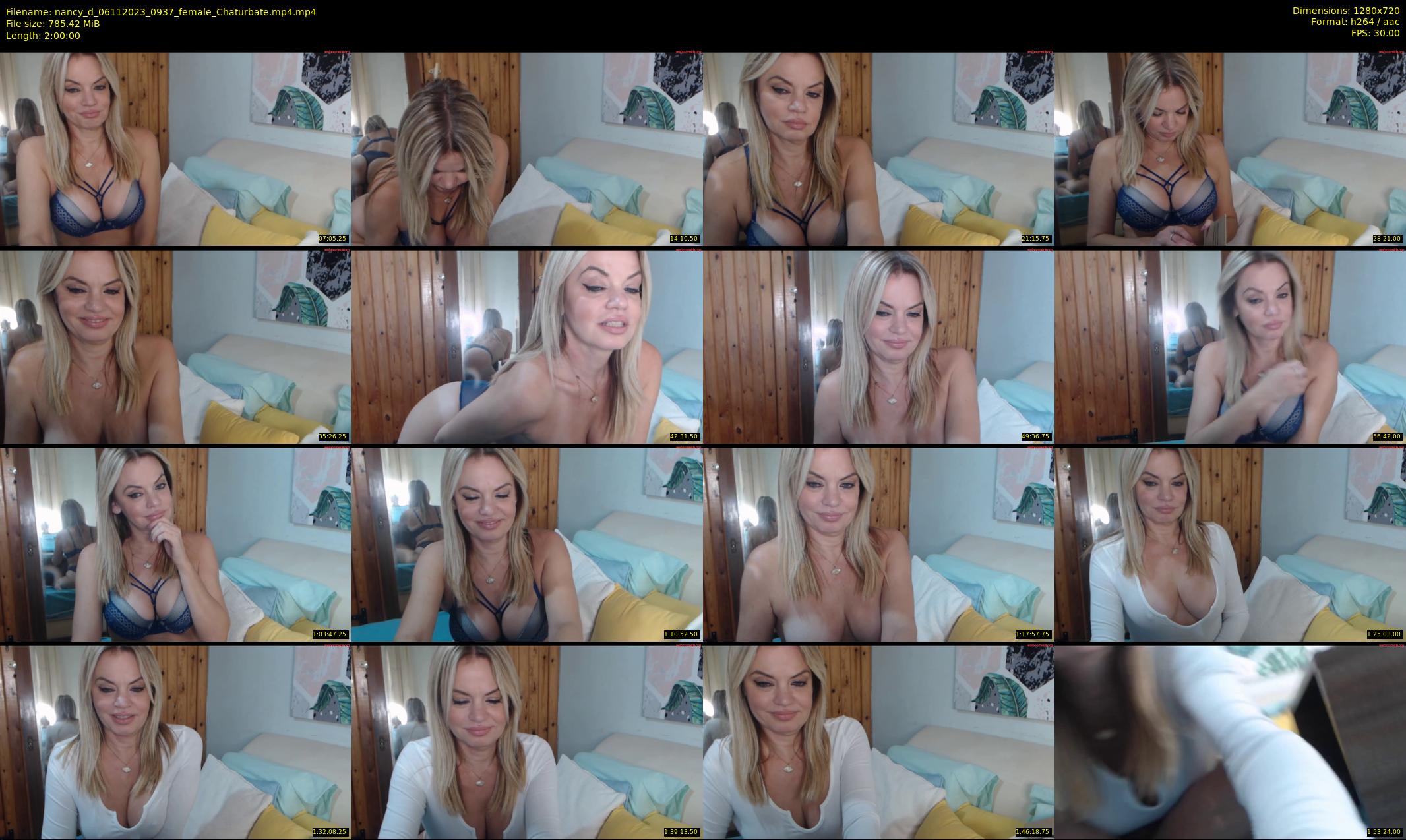 nancy_d — 120 minute Chaturbate female cam show recording, 720p, Nov 6, 2023