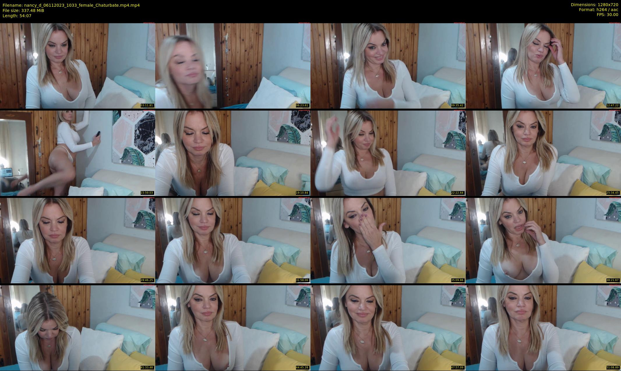 nancy_d — 55 minute Chaturbate female cam show recording, 720p, Nov 6, 2023