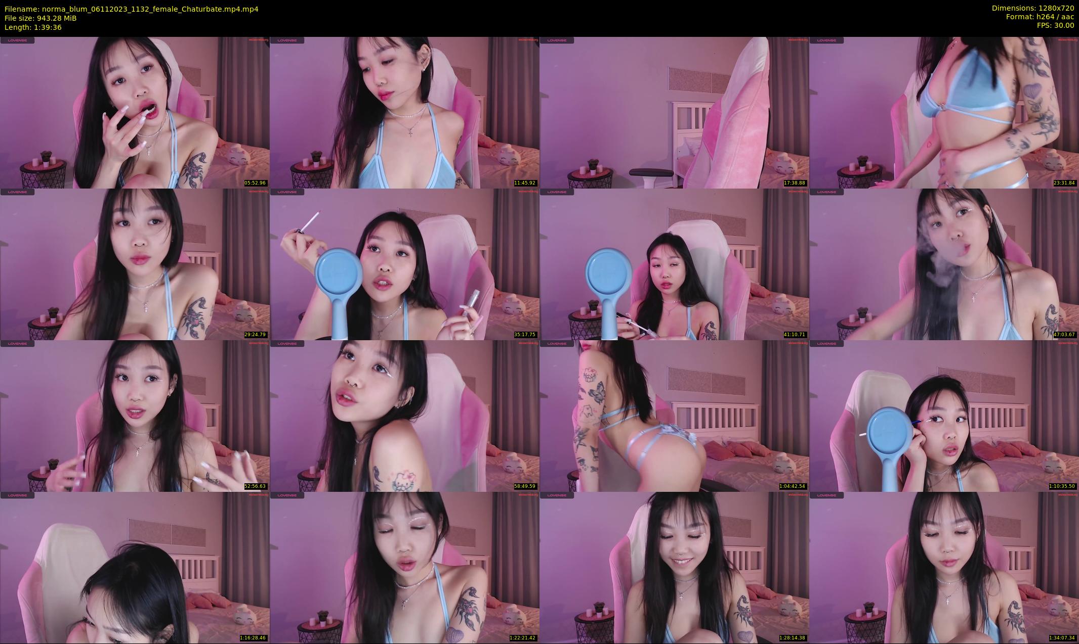 norma_blum — 100 minute Chaturbate female cam show recording, 720p, Nov 6, 2023