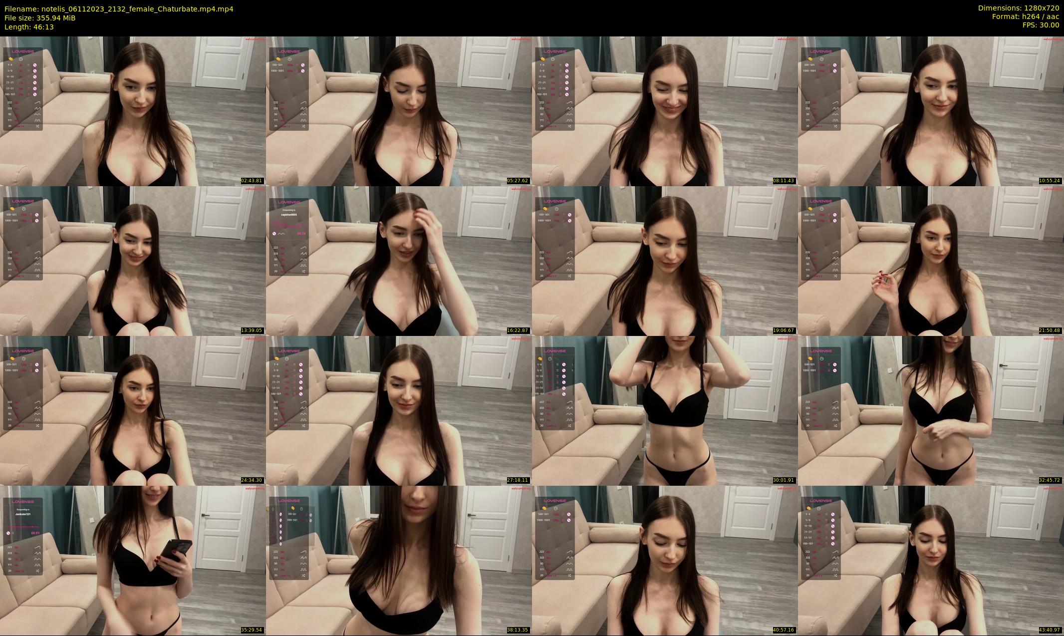 notelis — 47 minute Chaturbate female cam show recording, 720p, Nov 6, 2023