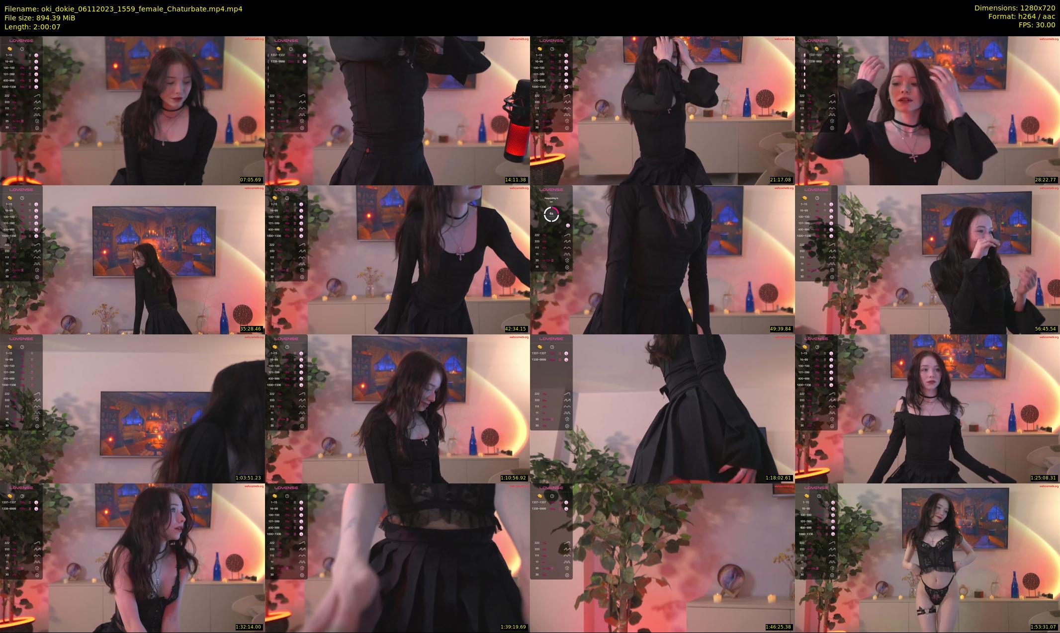 oki_dokie — 121 minute Chaturbate female cam show recording, 720p, Nov 6, 2023
