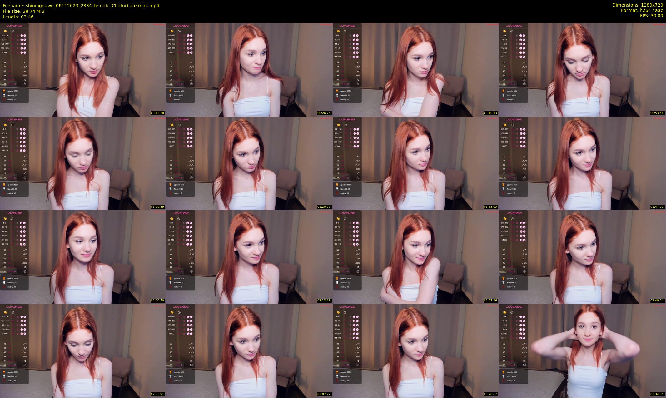 shiningdawn — 4 minute Chaturbate female cam show recording, 720p, Nov 6, 2023
