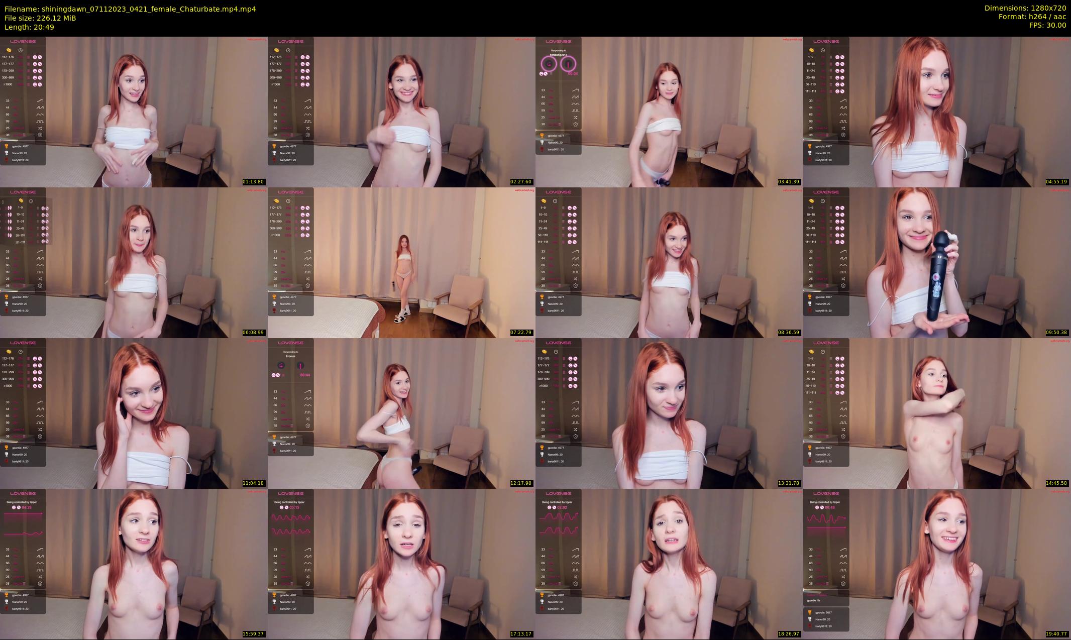 shiningdawn — 21 minute Chaturbate female cam show recording, 720p, Nov 7, 2023