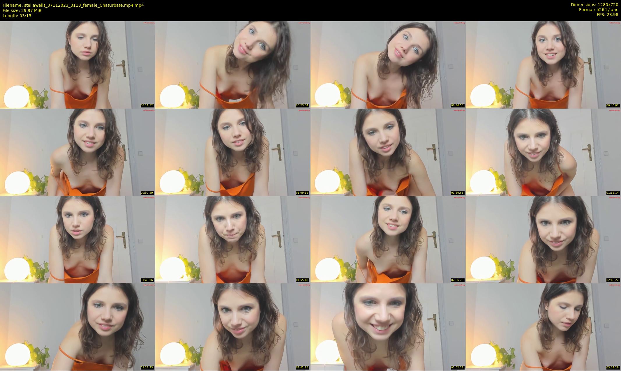 stellawells — 4 minute Chaturbate female cam show recording, 720p, Nov 7, 2023
