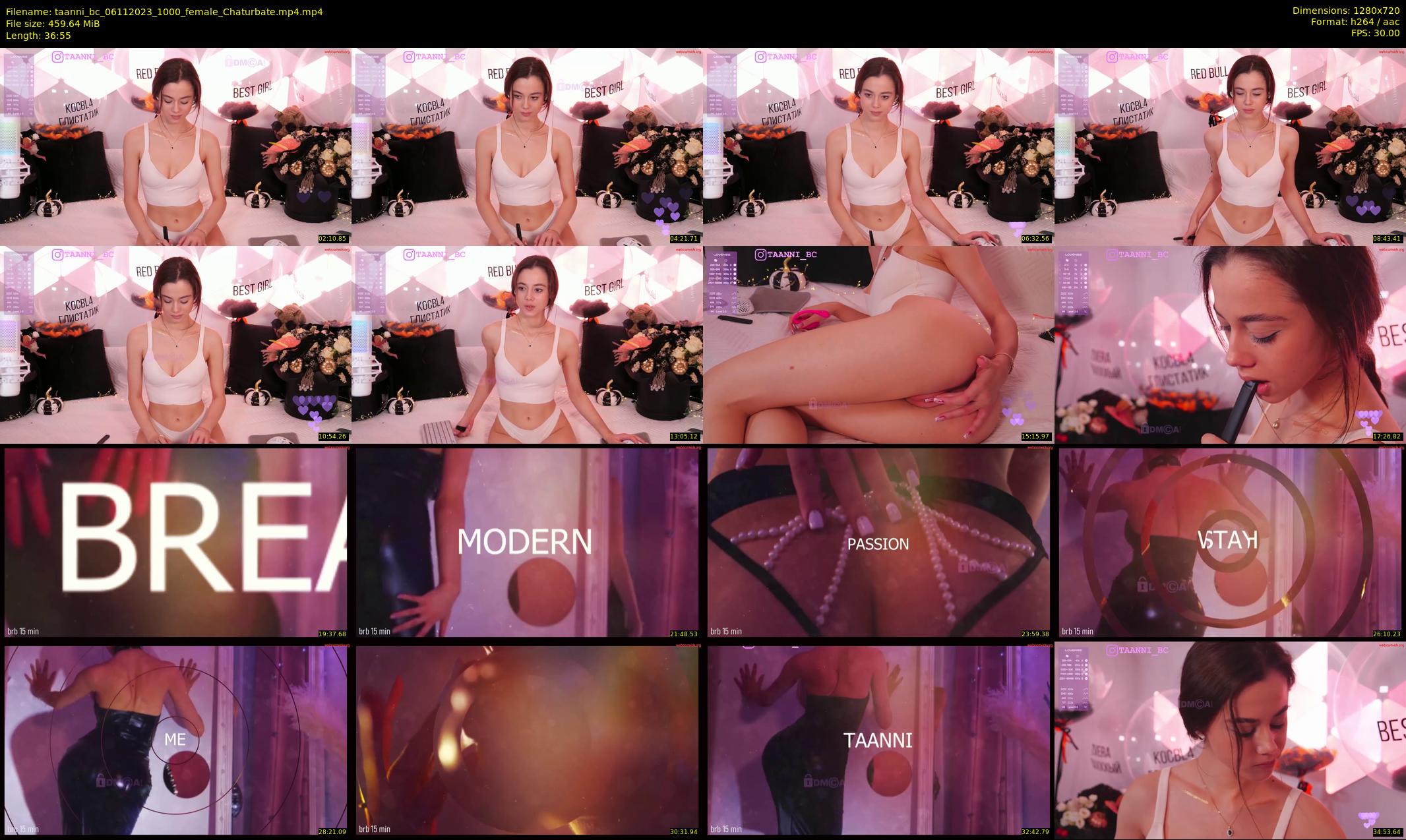 taanni_bc — 37 minute Chaturbate female cam show recording, 720p, Nov 6, 2023