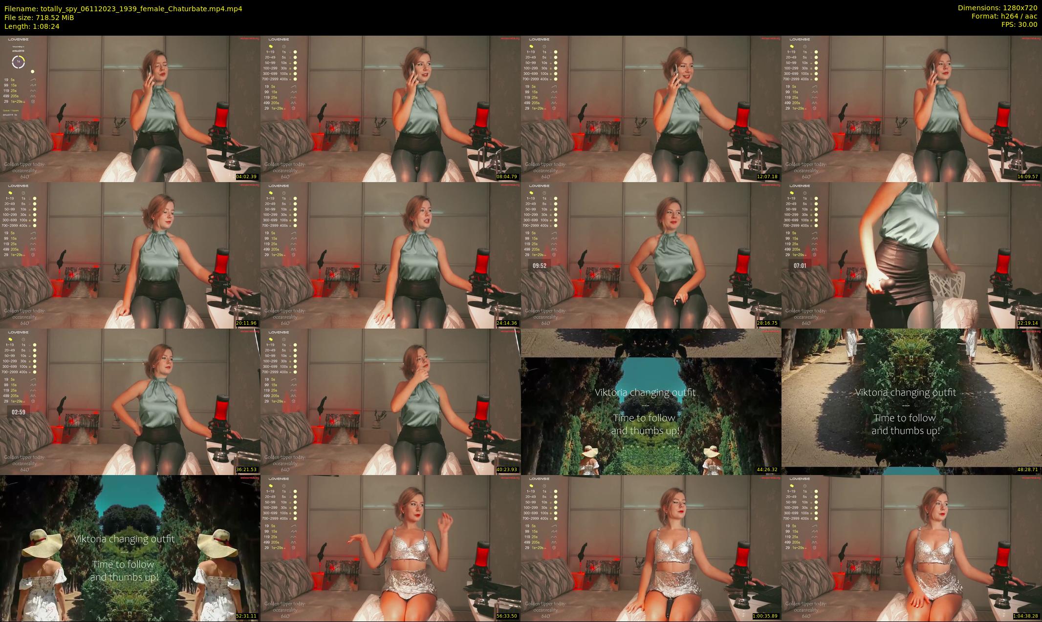 totally_spy — 69 minute Chaturbate female cam show recording, 720p, Nov 6, 2023