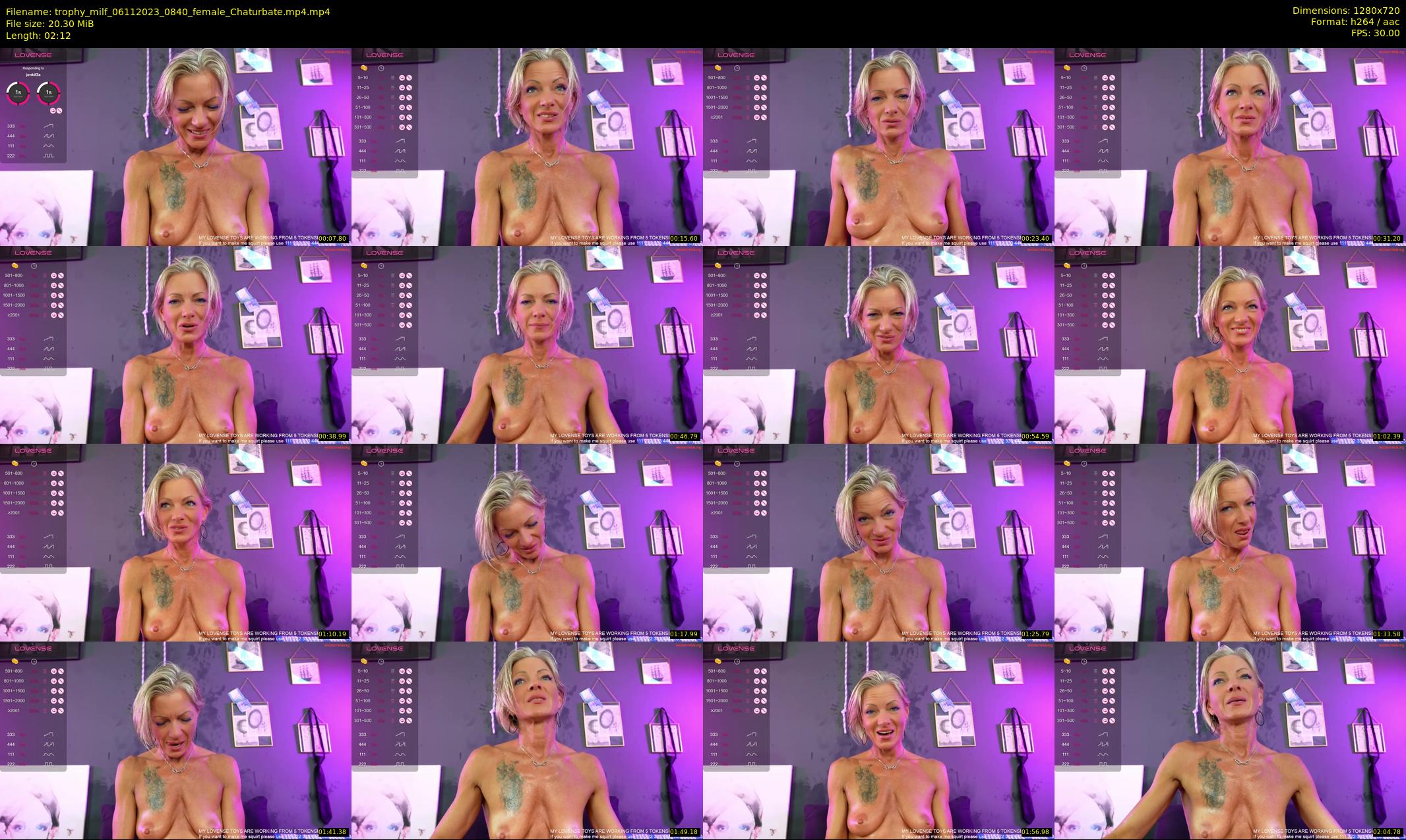 trophy_milf — 3 minute Chaturbate female cam show recording, 720p, Nov 6, 2023