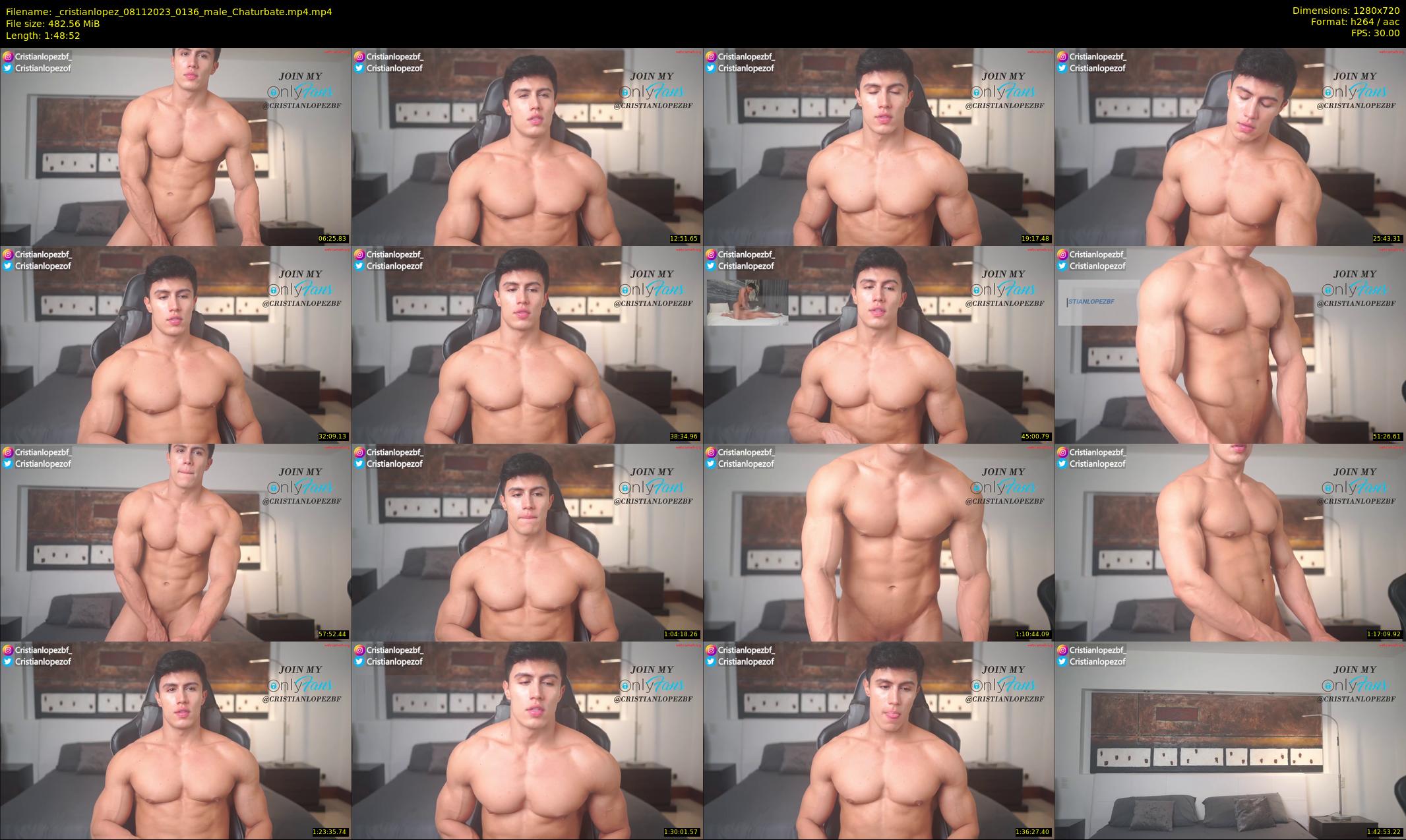 _cristianlopez — 109 minute Chaturbate male cam show recording, 720p, Nov 8, 2023