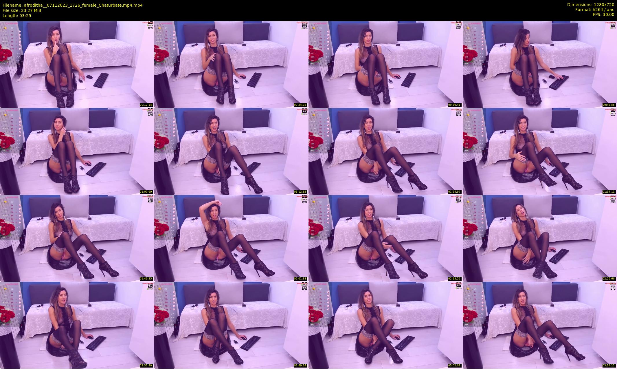 afroditha_ — 4 minute Chaturbate female cam show recording, 720p, Nov 7, 2023